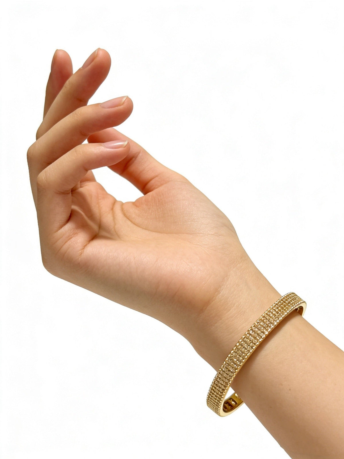 Martin Graham bracelet in polished metal-tone – side detail