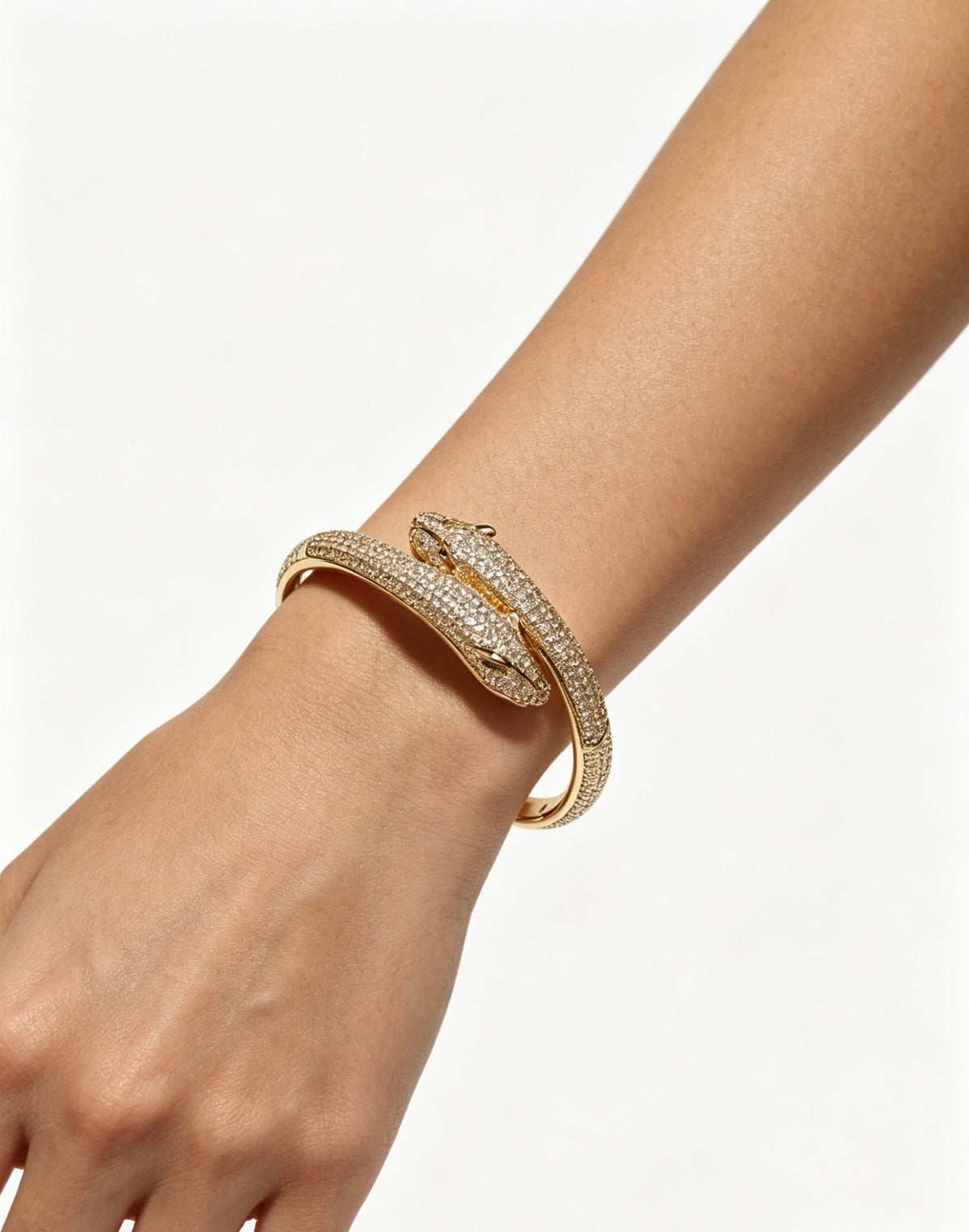 Martin Graham bracelet in polished metal-tone