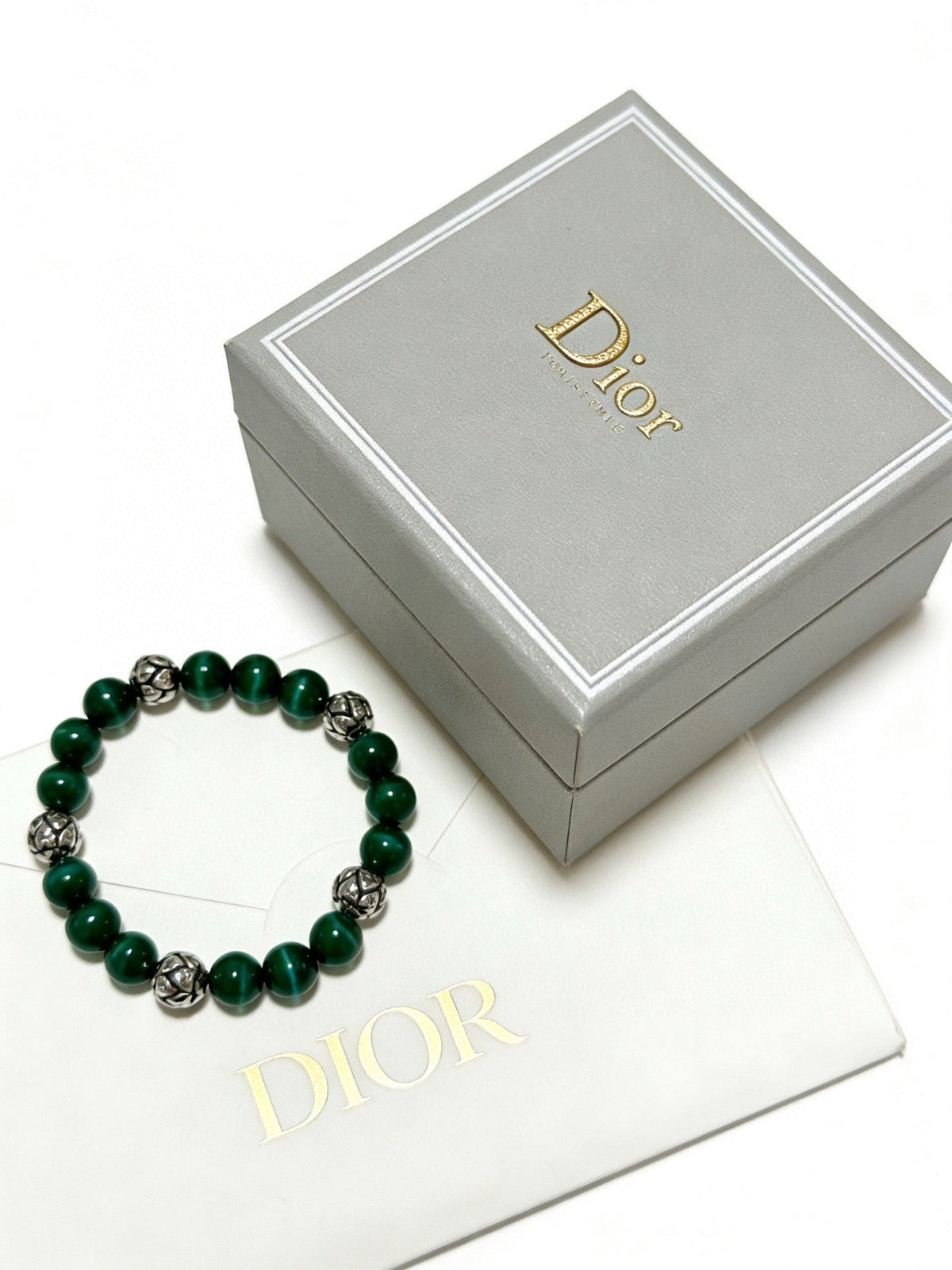 Martin Graham bracelet in polished metal-tone