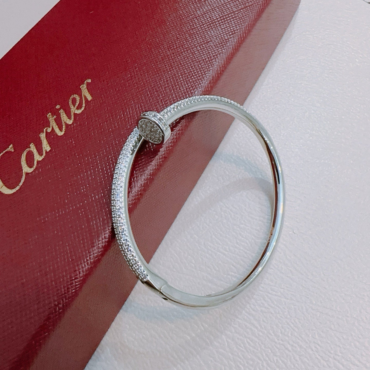 Martin Graham bracelet in polished metal-tone