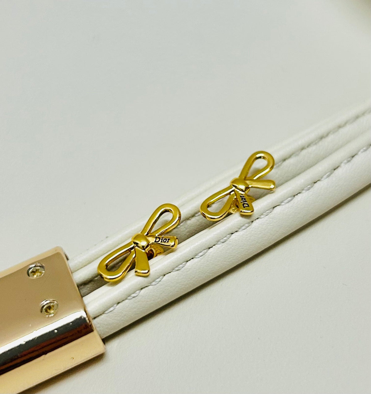 Martin Graham earrings in polished metal-tone