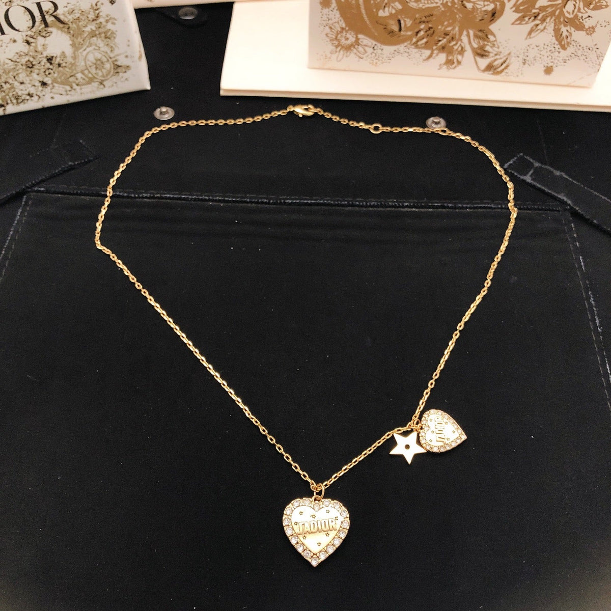 Martin Graham pendant necklace in polished metal-tone
