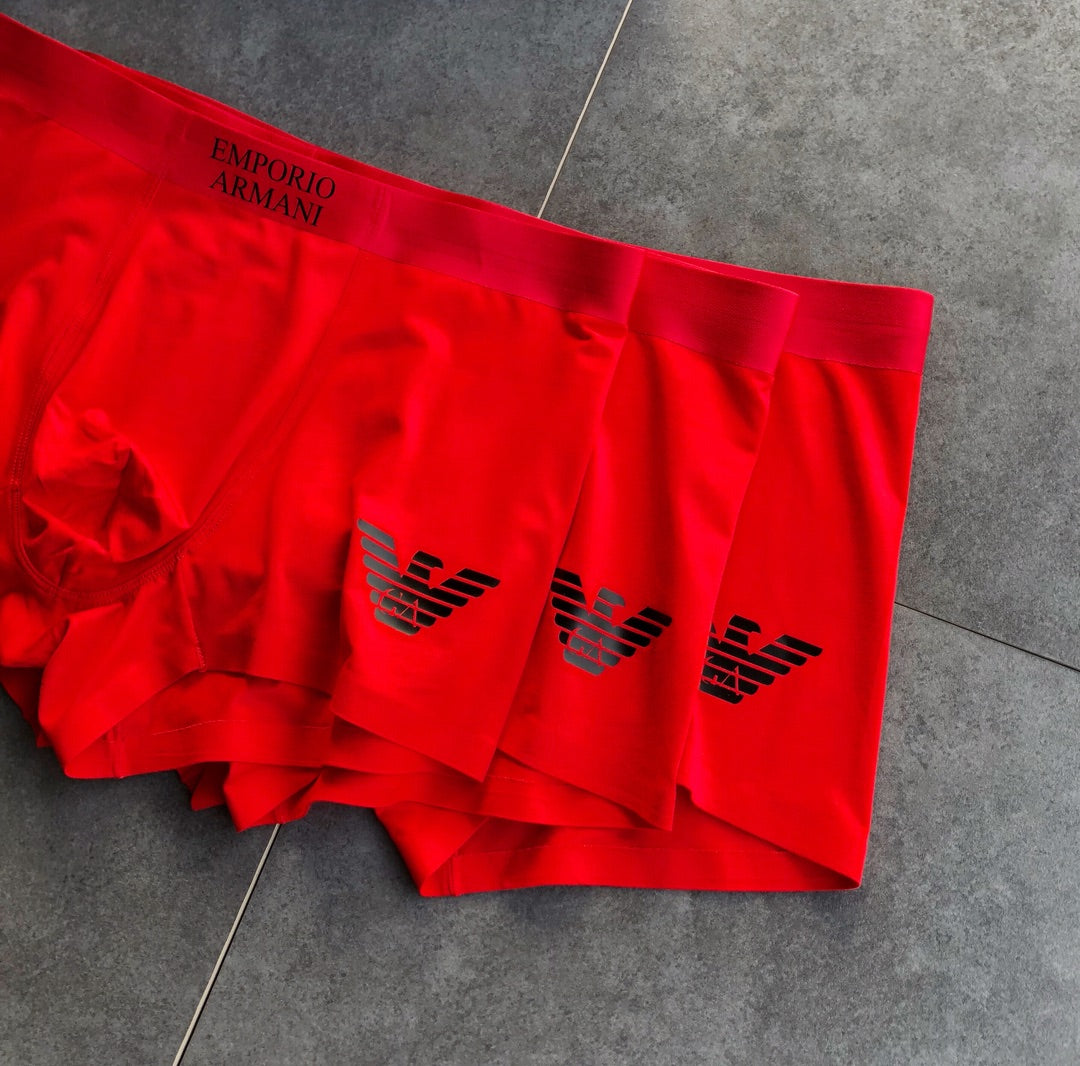 Armani Eagle Graphics Men's Boxer Briefs - 3-Piece Box