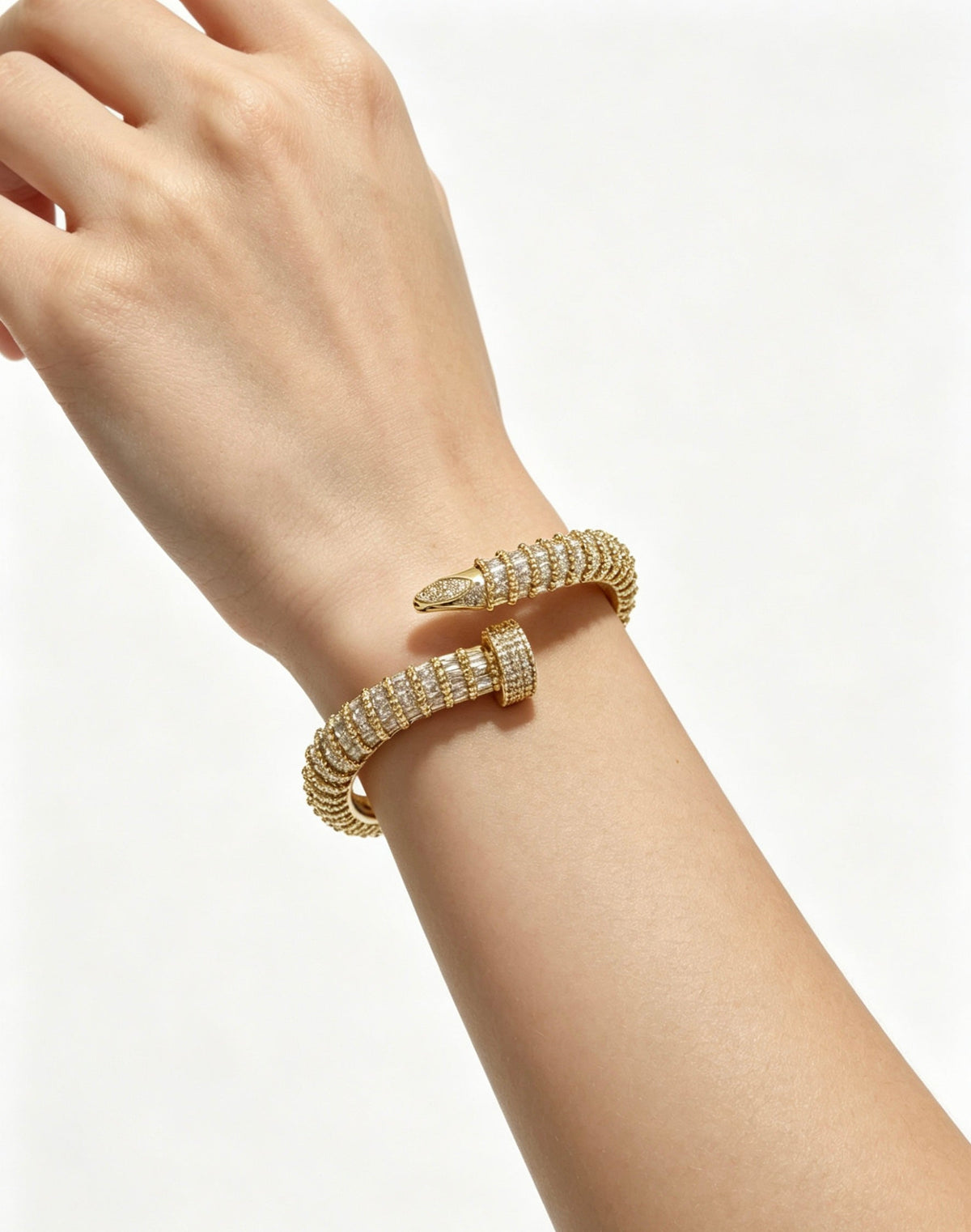 Martin Graham bracelet in polished metal-tone