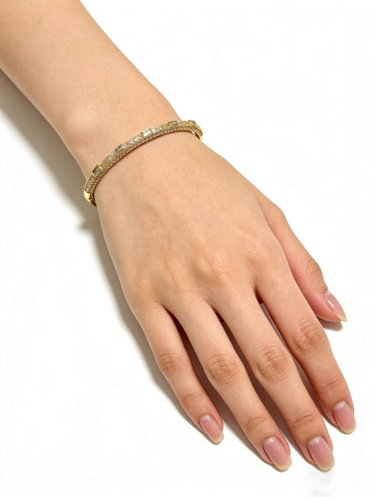 Martin Graham bracelet in polished metal-tone