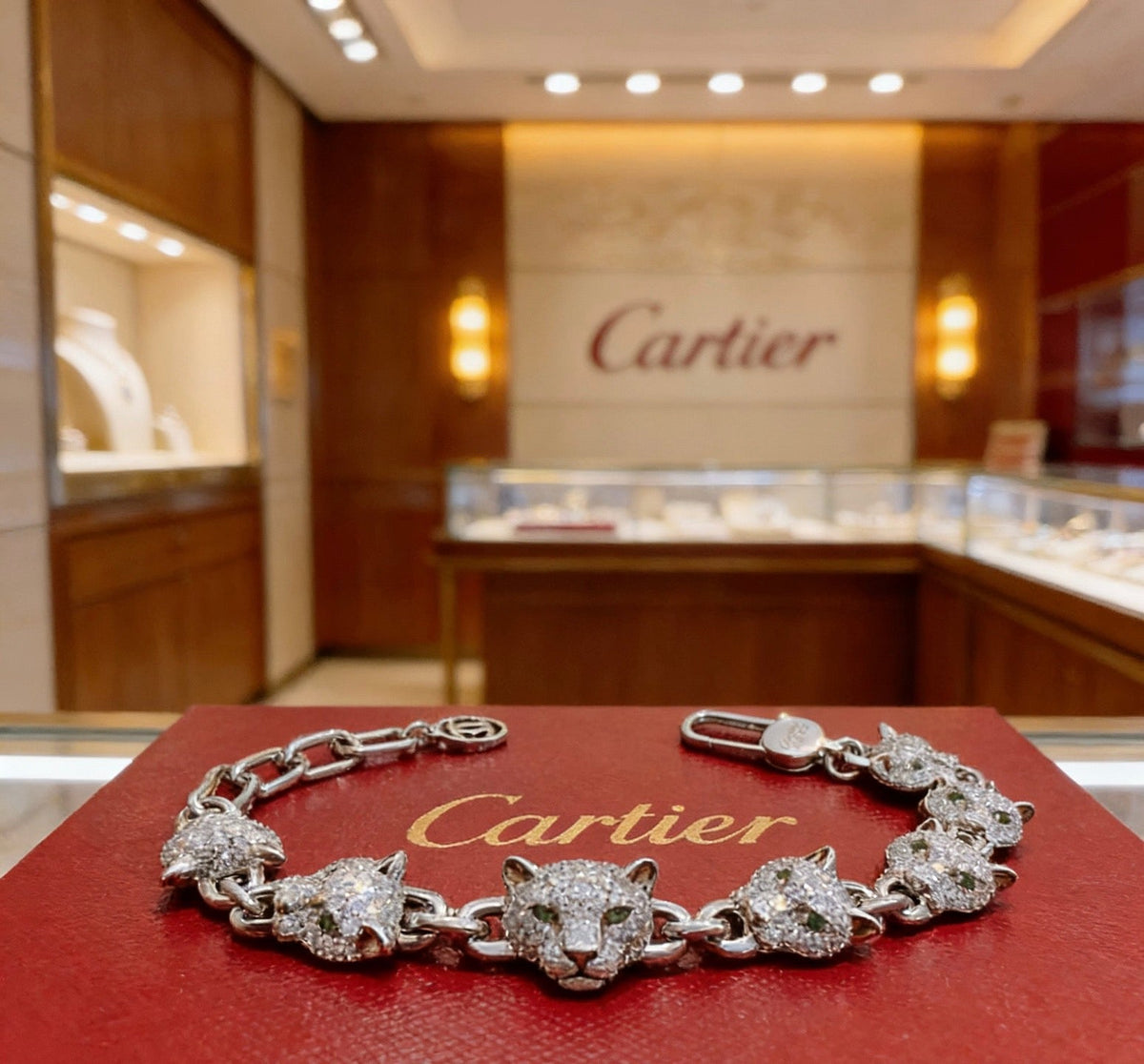 Martin Graham bracelet in polished metal-tone