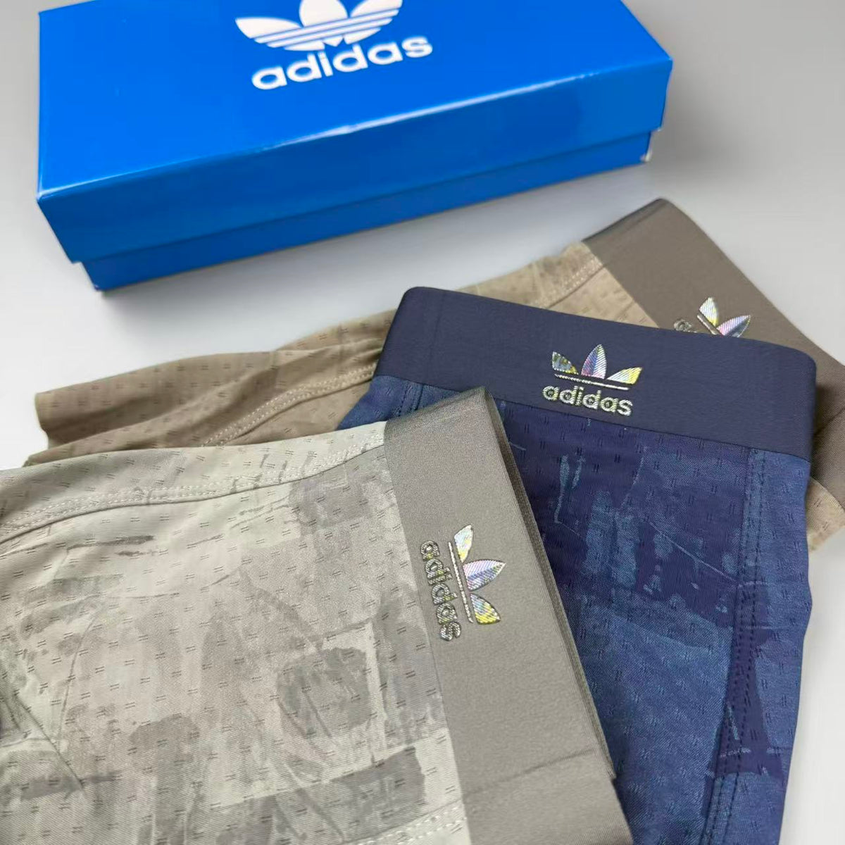 Adidas Logo Detail Men's Boxer Briefs - 3-Piece Box