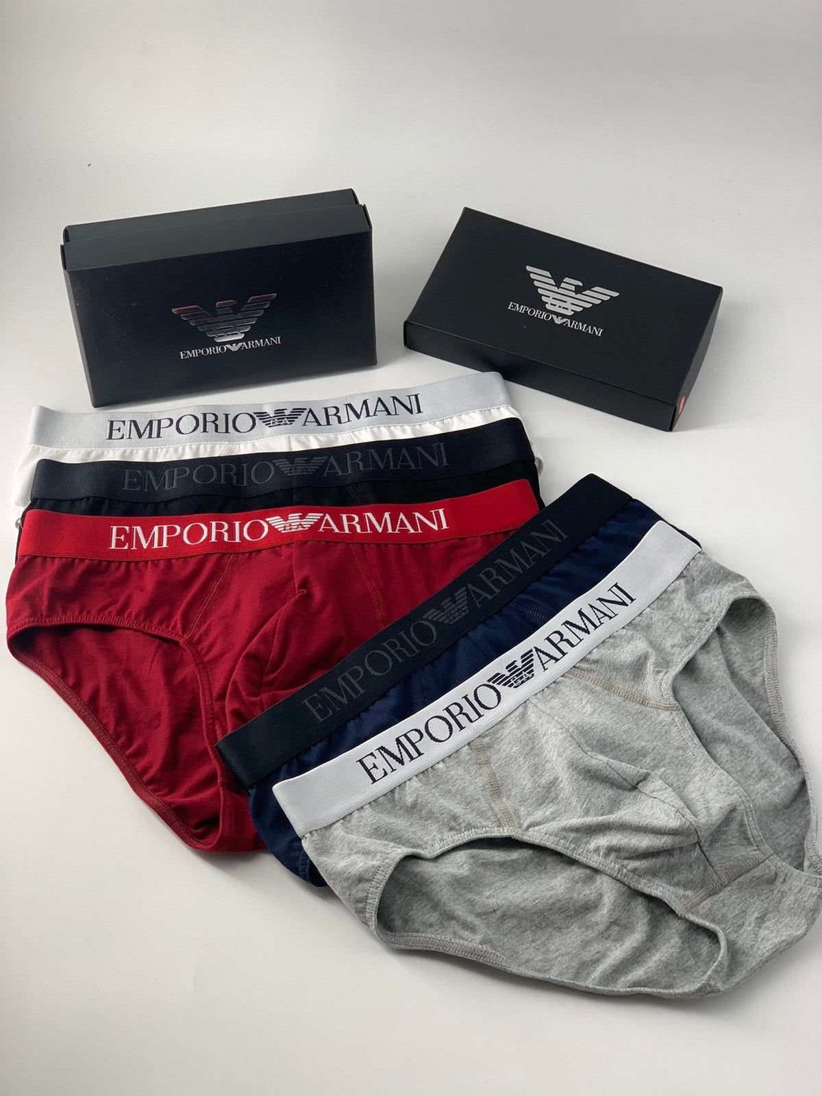 Emporio Armani Cotton Men's Briefs - Sizes L-XXXL