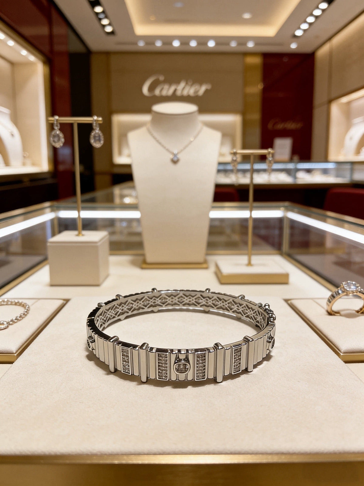 Martin Graham bracelet in polished metal-tone