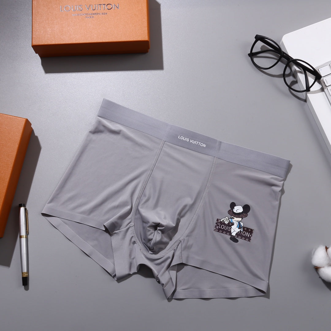Louis Vuitton Character Graphic Cotton-Blend Boxer Briefs - Box of 3