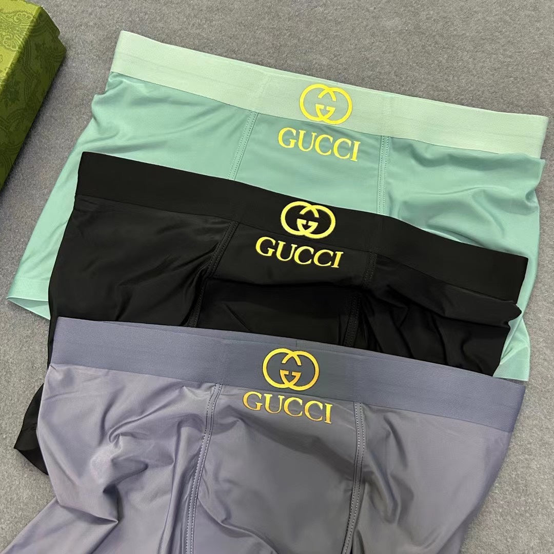 Gucci 91/9 Modal-Spandex Men's Boxer Briefs - 3-Piece Box - Sizes L-XXXL