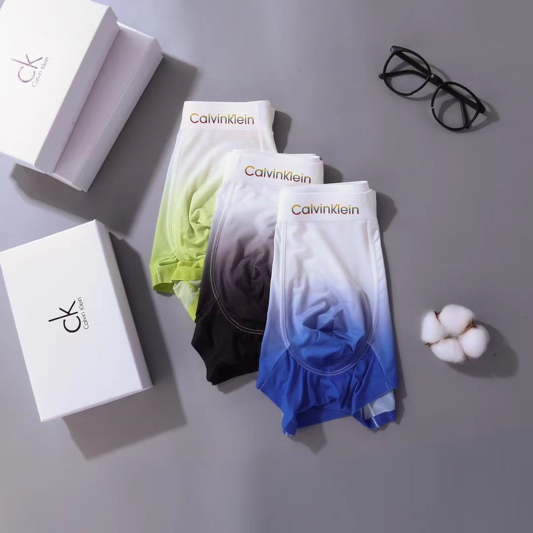 Calvin Klein Broad Logo Waistbands Men's Boxer Briefs - 3-Piece Box