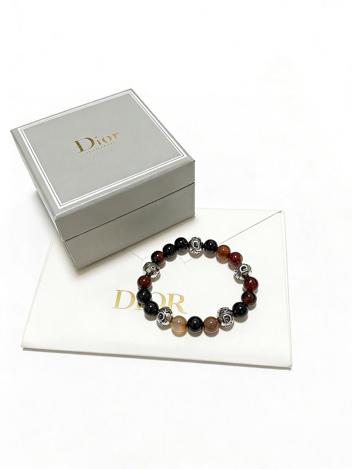 Martin Graham bracelet in polished metal-tone
