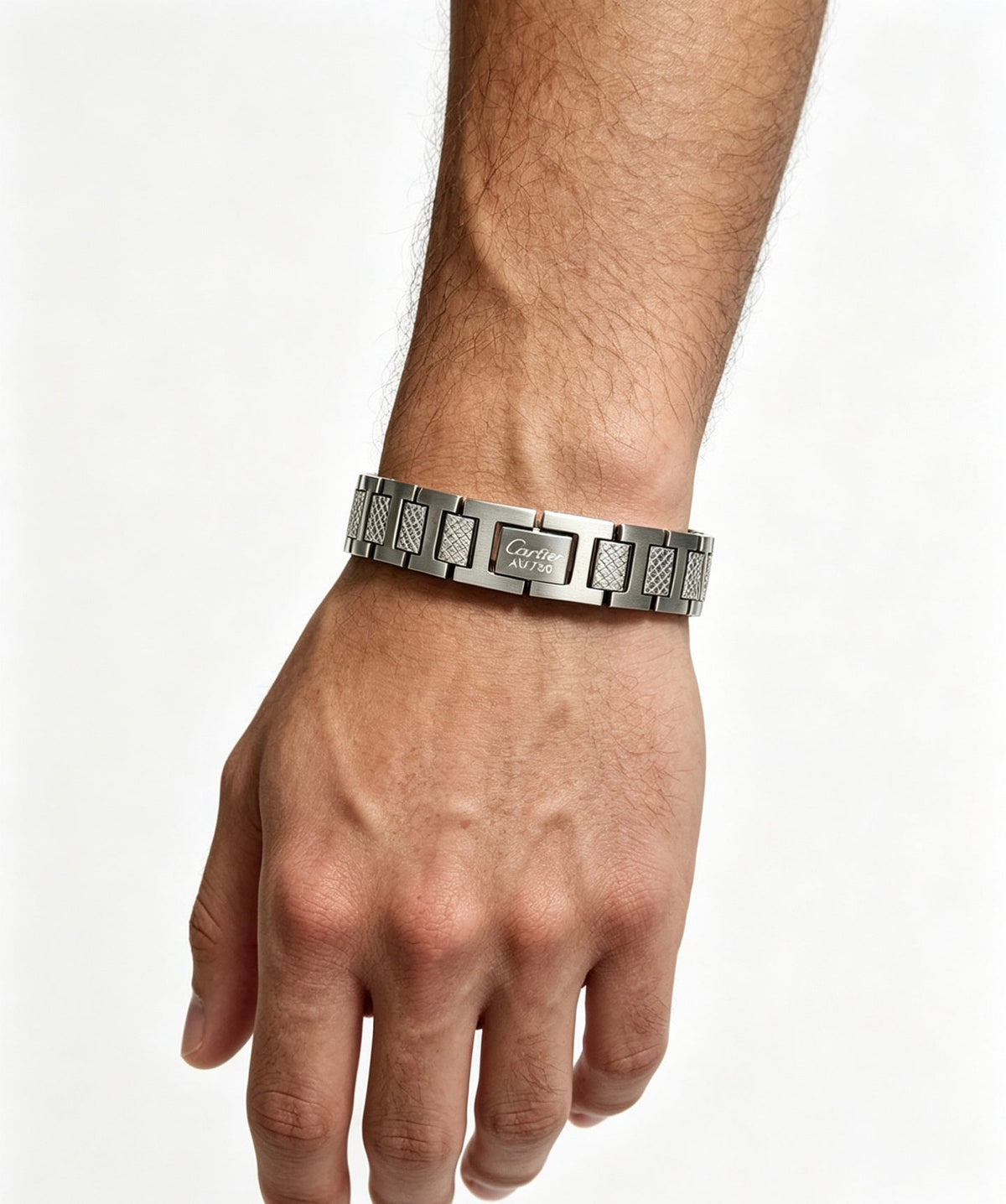 Martin Graham bracelet in polished metal-tone