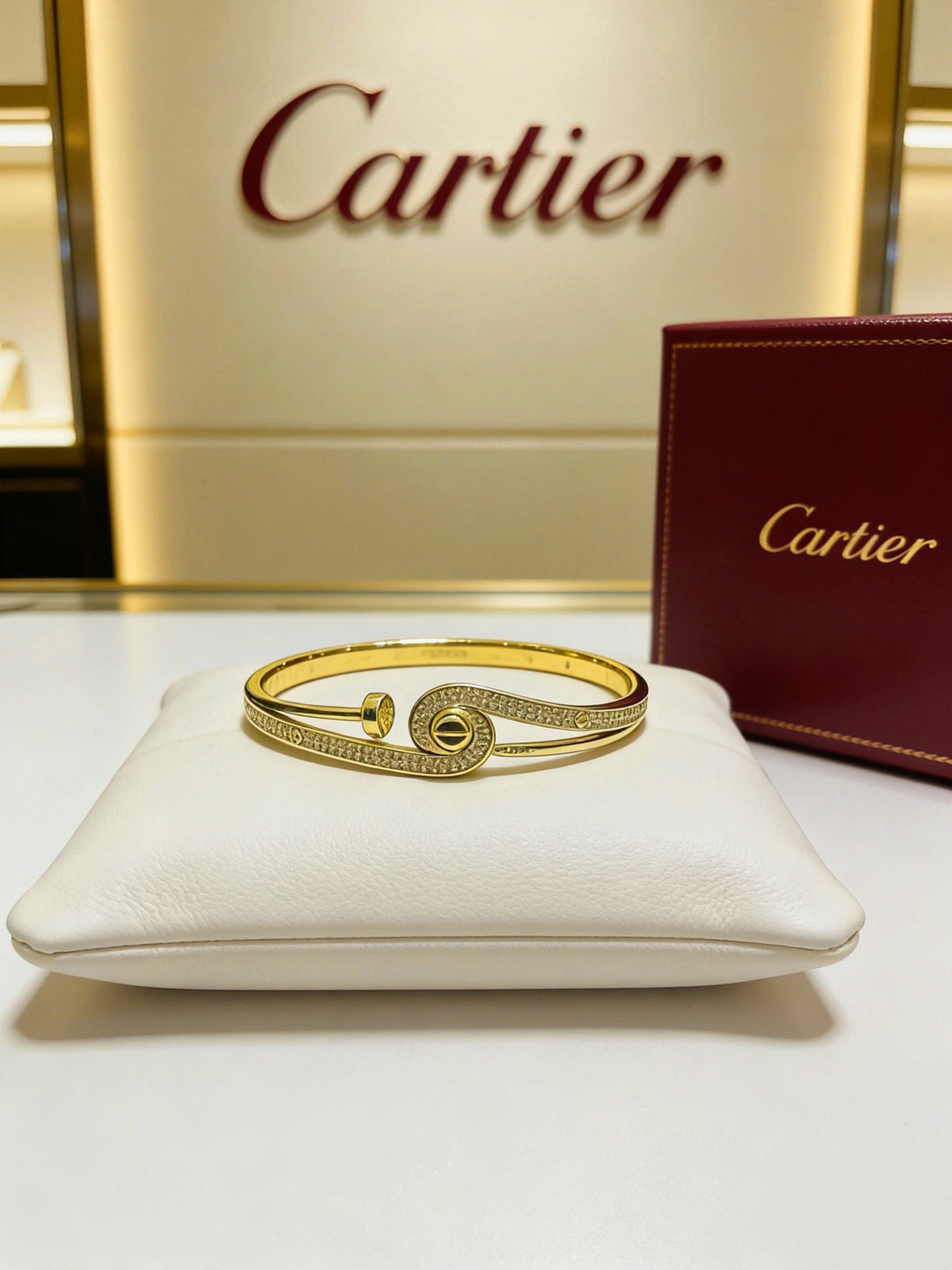 Martin Graham bracelet in polished metal-tone
