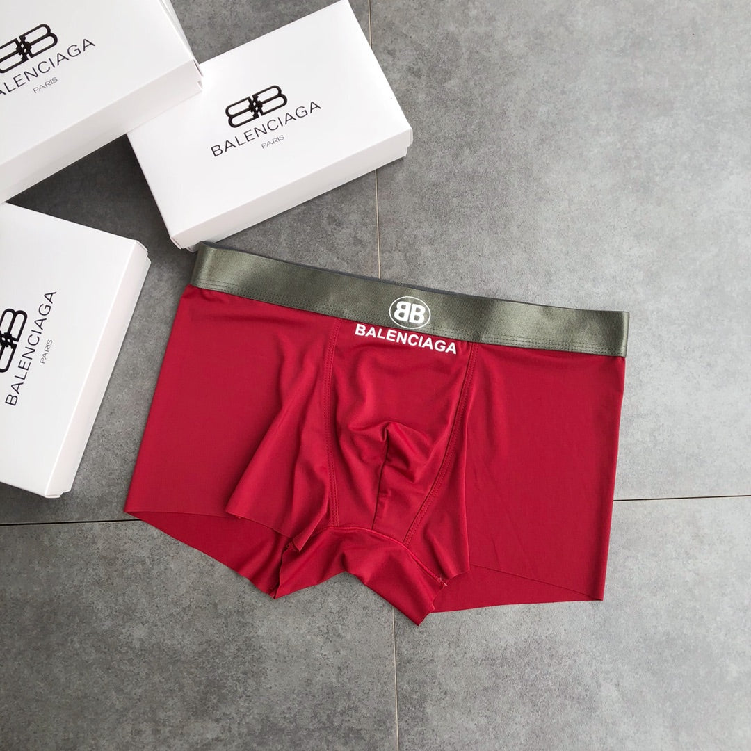 Balenciaga Ice-Silk Men's Boxer Briefs - 3-Piece Box - Sizes L-XXXL