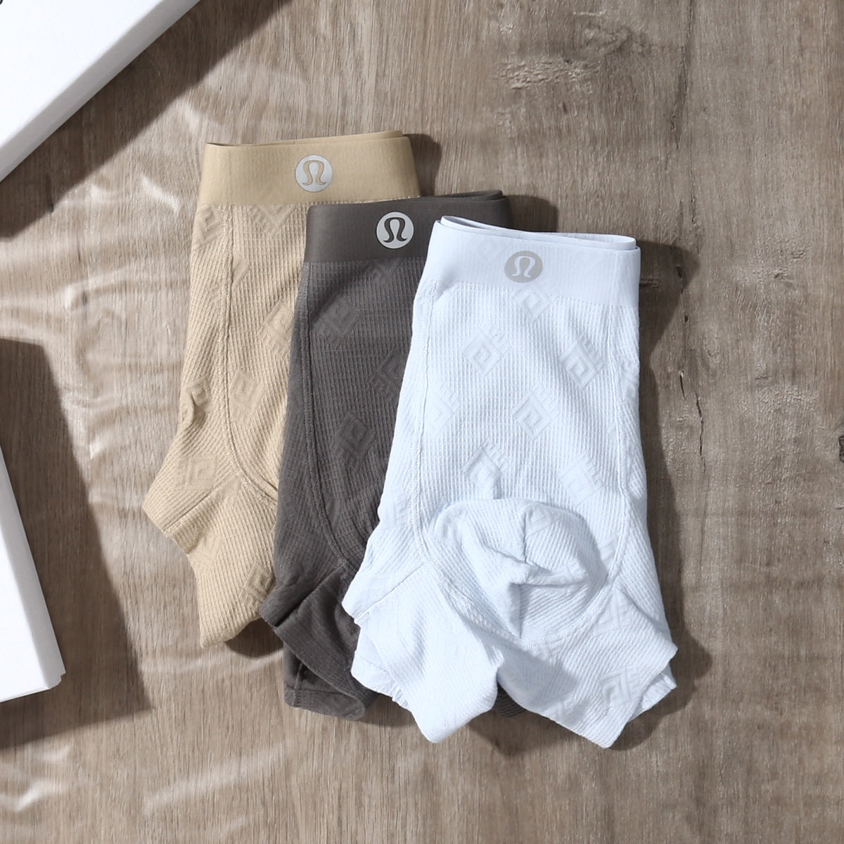 Lululemon Cotton-Blend Jacquard Men's Underwear - 3-Piece Box
