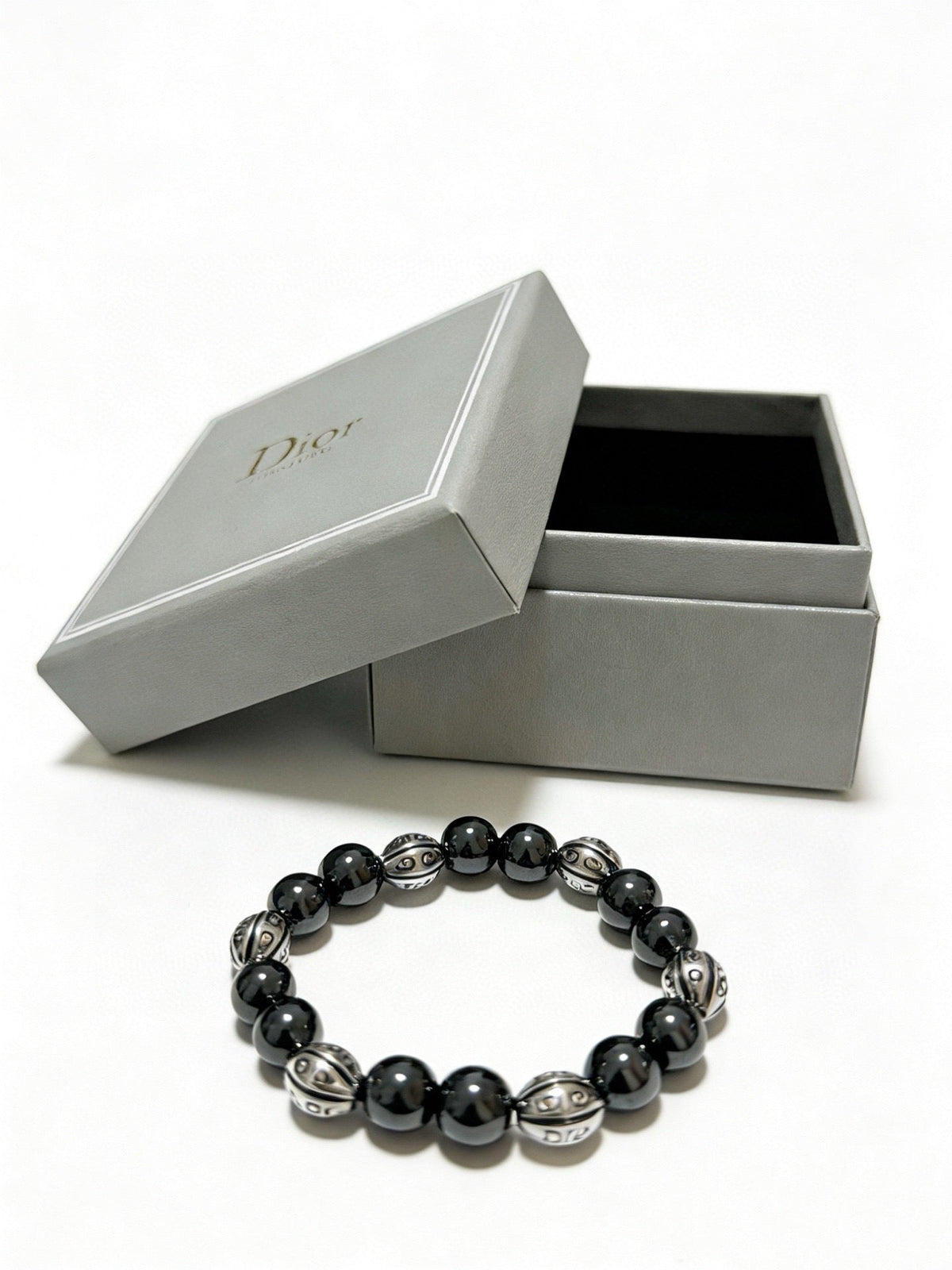 Martin Graham bracelet in polished metal-tone