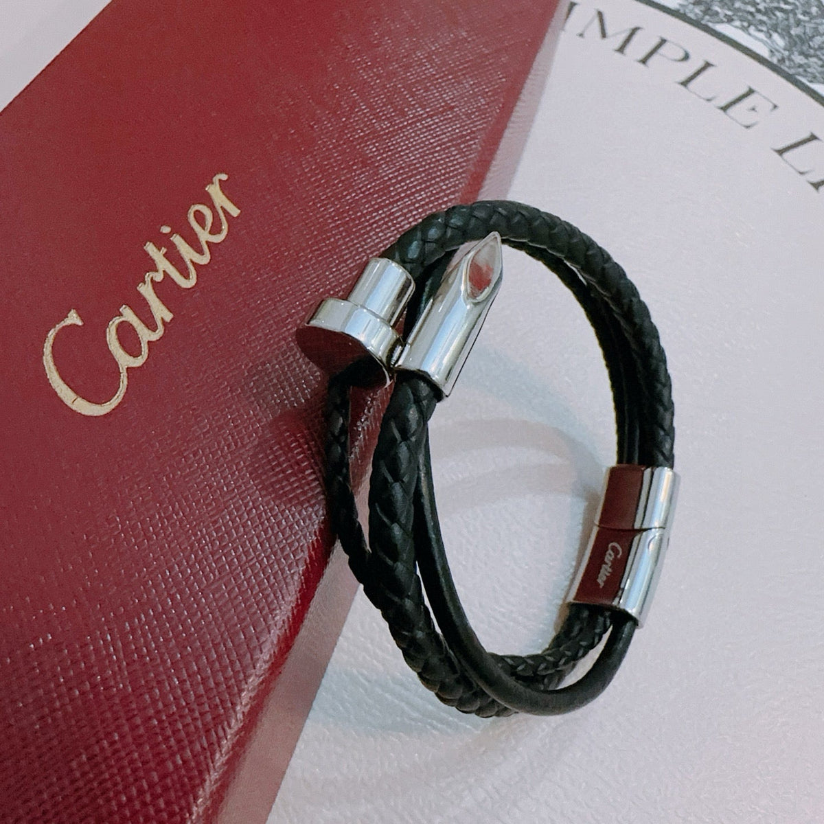 Martin Graham bracelet in polished metal-tone