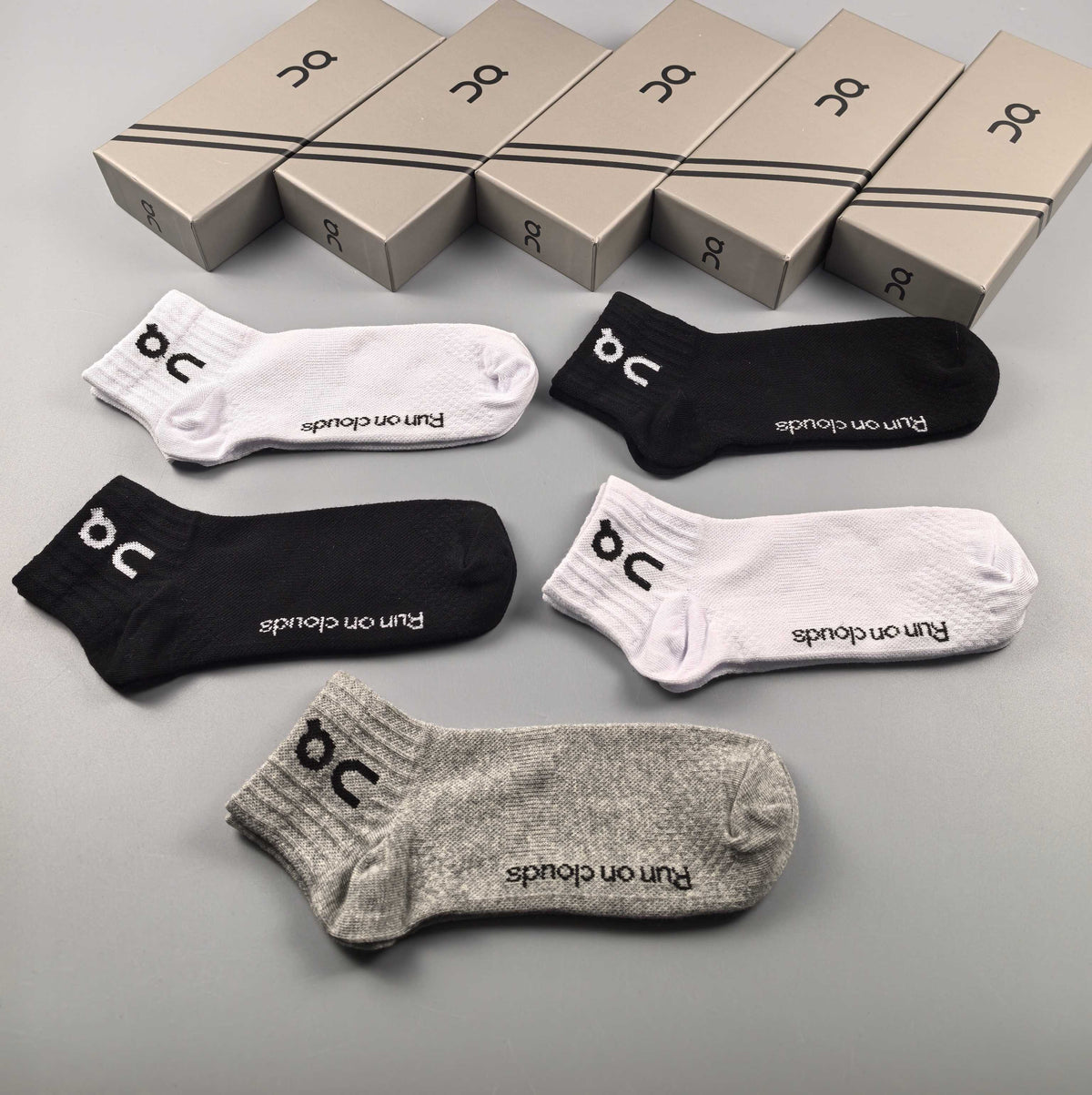 On Cotton Socks - 5-Pair Set