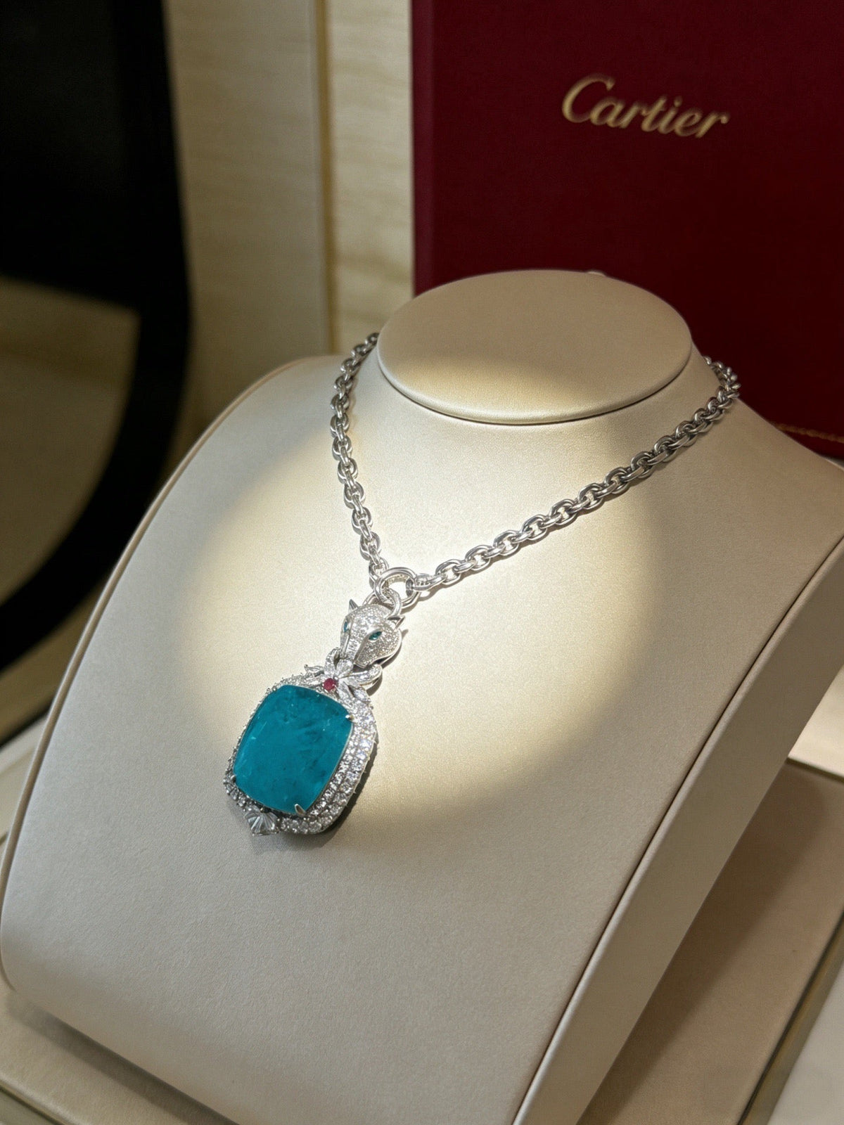 Martin Graham pendant necklace in polished metal-tone