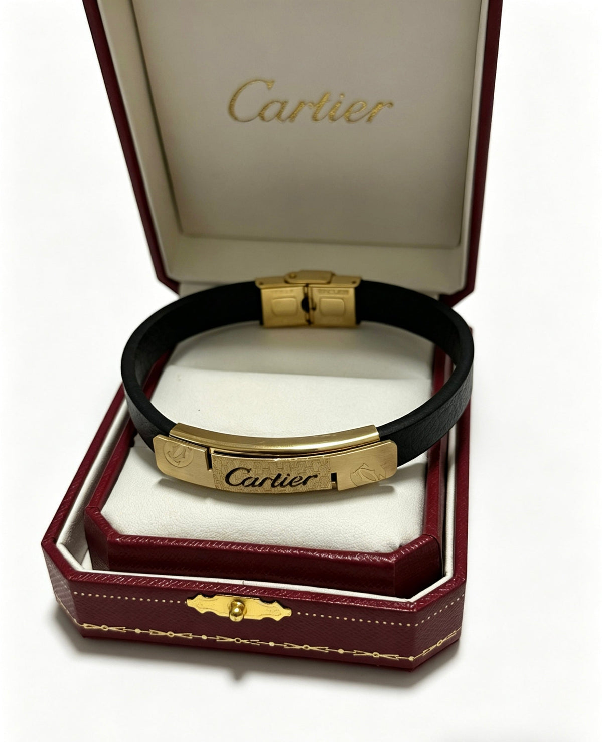 Martin Graham bracelet in polished metal-tone