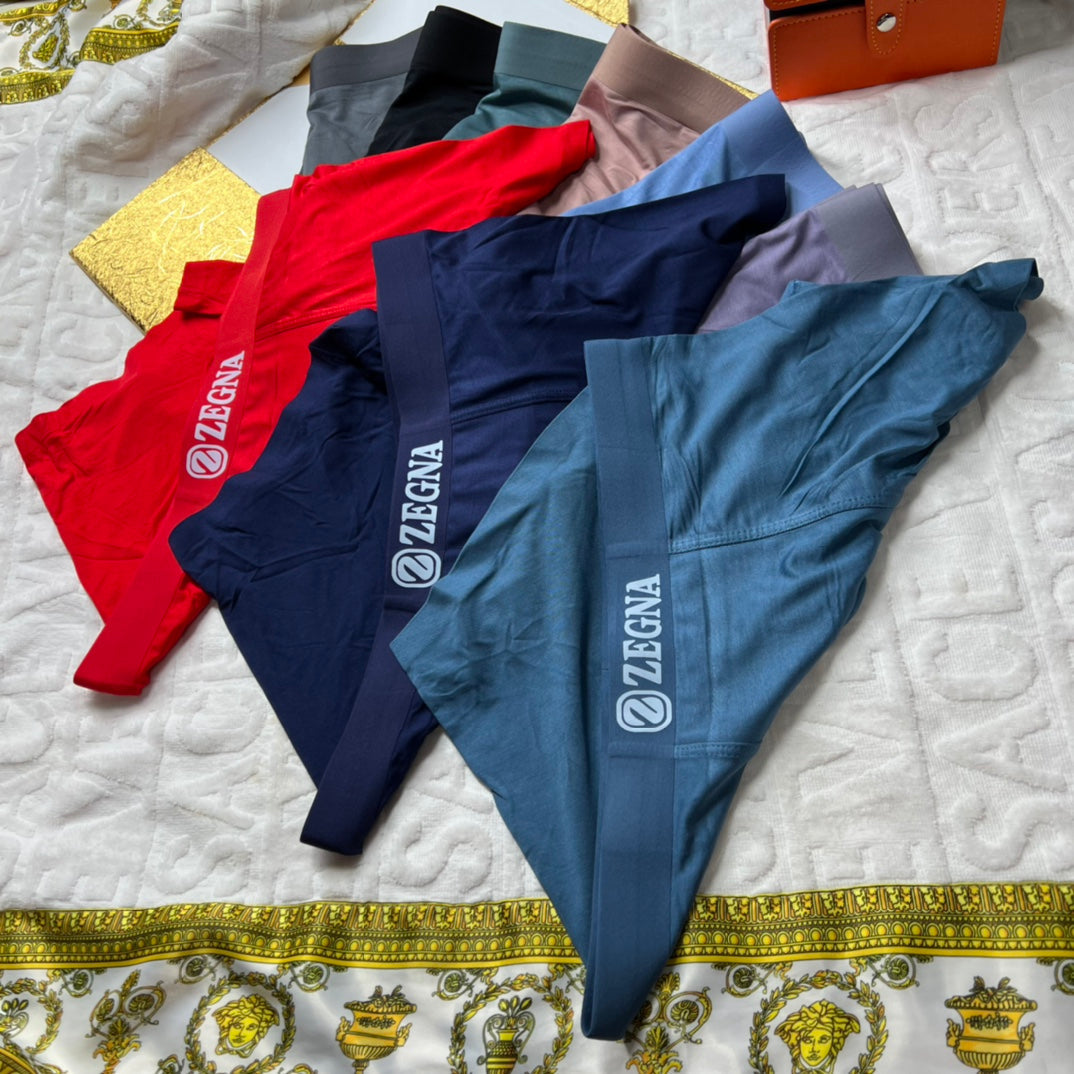 Zegna Modal Men's Boxer Briefs - 3-Piece Box - Sizes L-XXXL