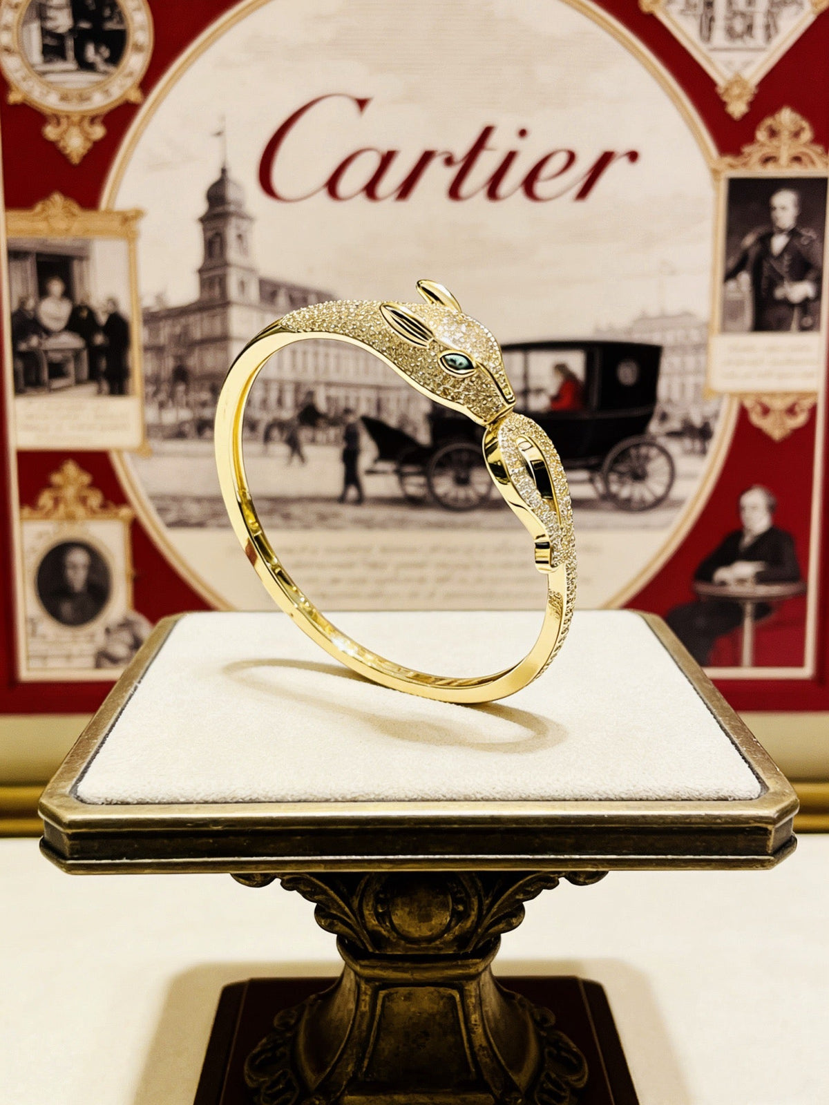 Martin Graham bracelet in polished metal-tone