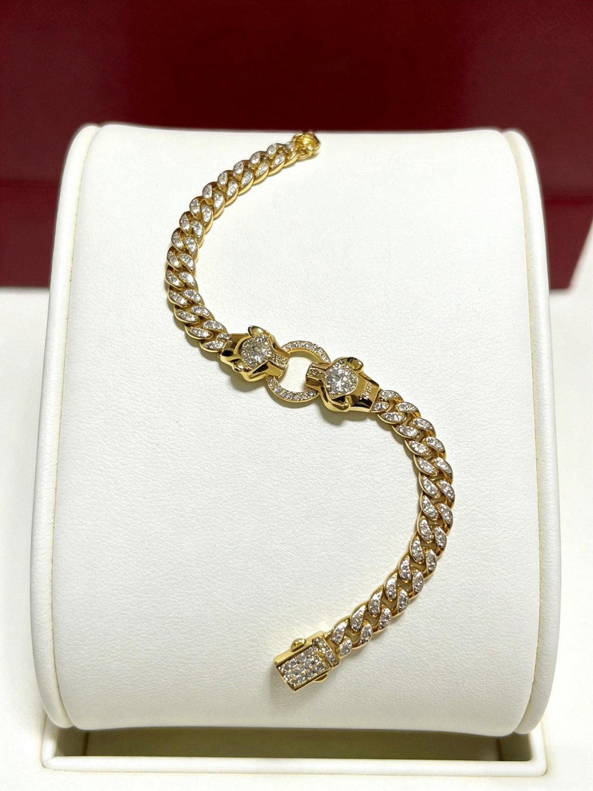 Martin Graham bracelet in polished metal-tone