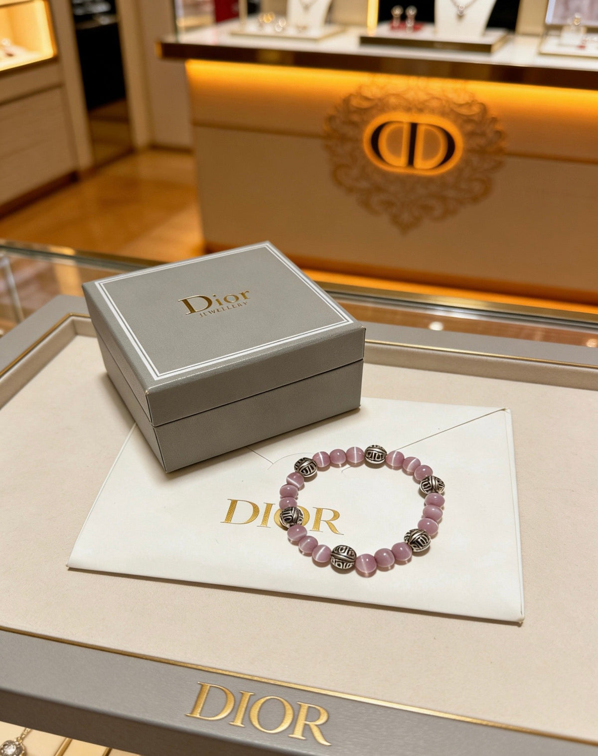 Martin Graham bracelet in polished metal-tone
