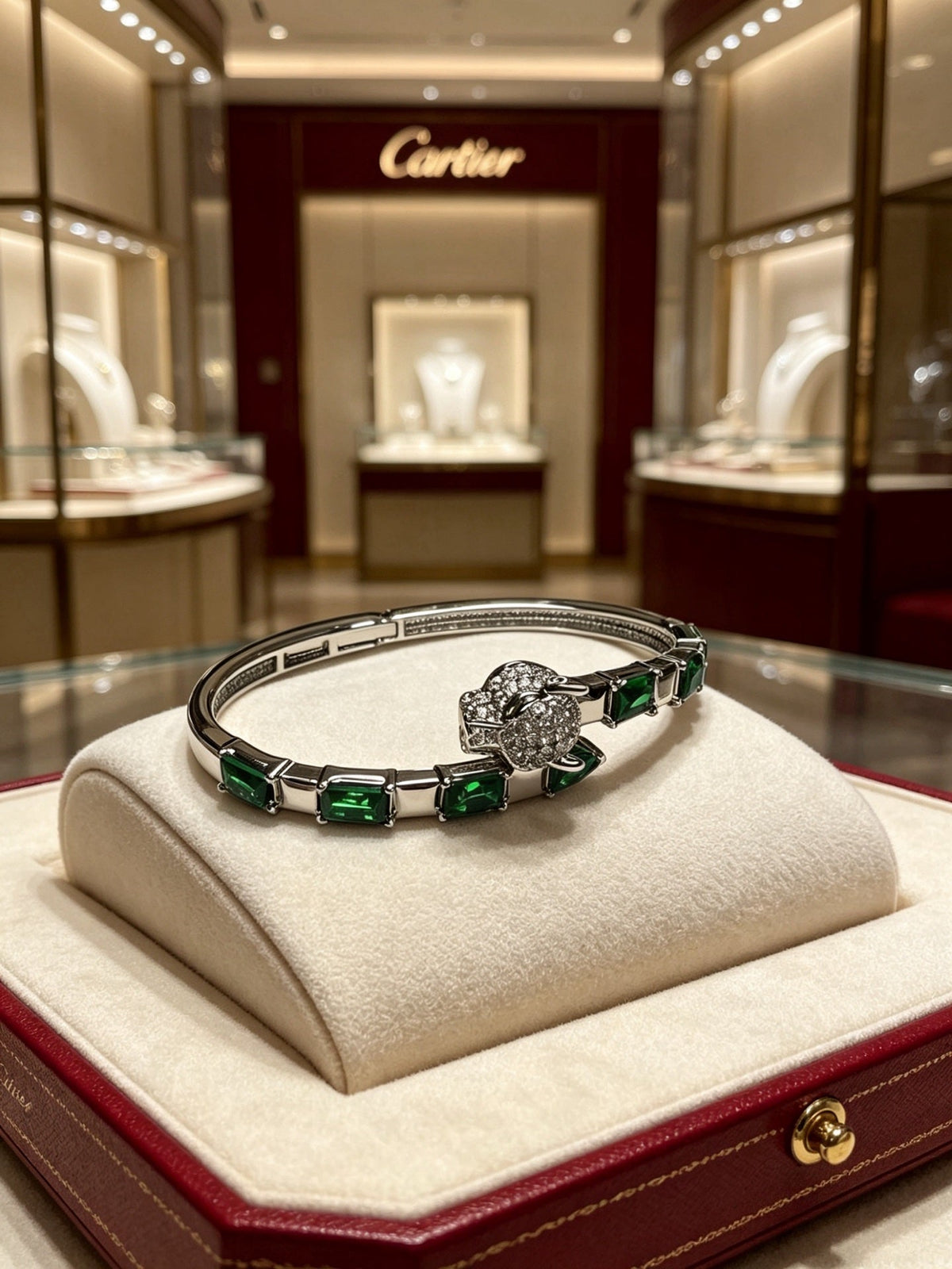Martin Graham bracelet in polished metal-tone