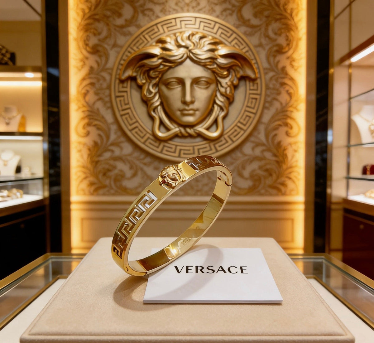 Martin Graham bracelet in polished metal-tone – styled product view