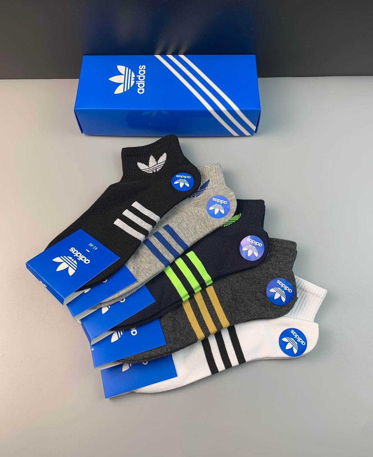 Adidas Cotton Breathable Socks – 5-Pair Pack