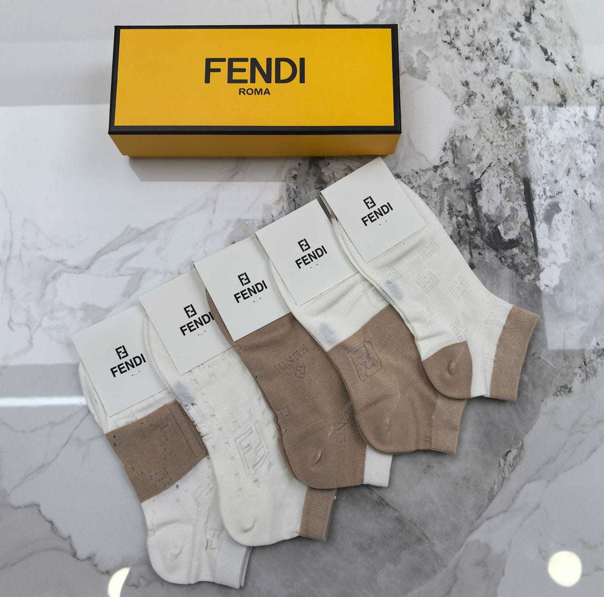Fendi Modal Socks – 5-Pair Pack