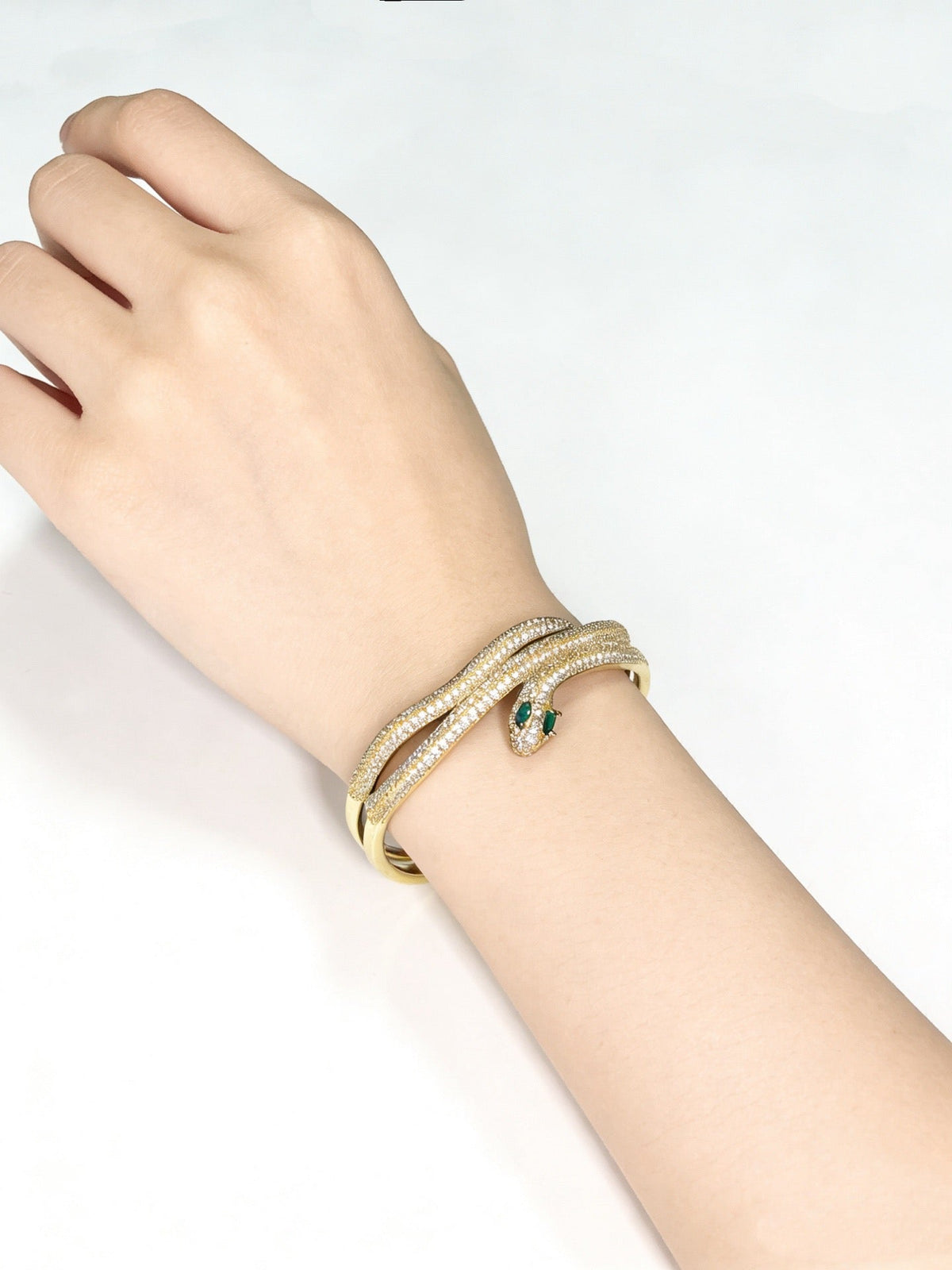 Martin Graham bracelet in polished metal-tone