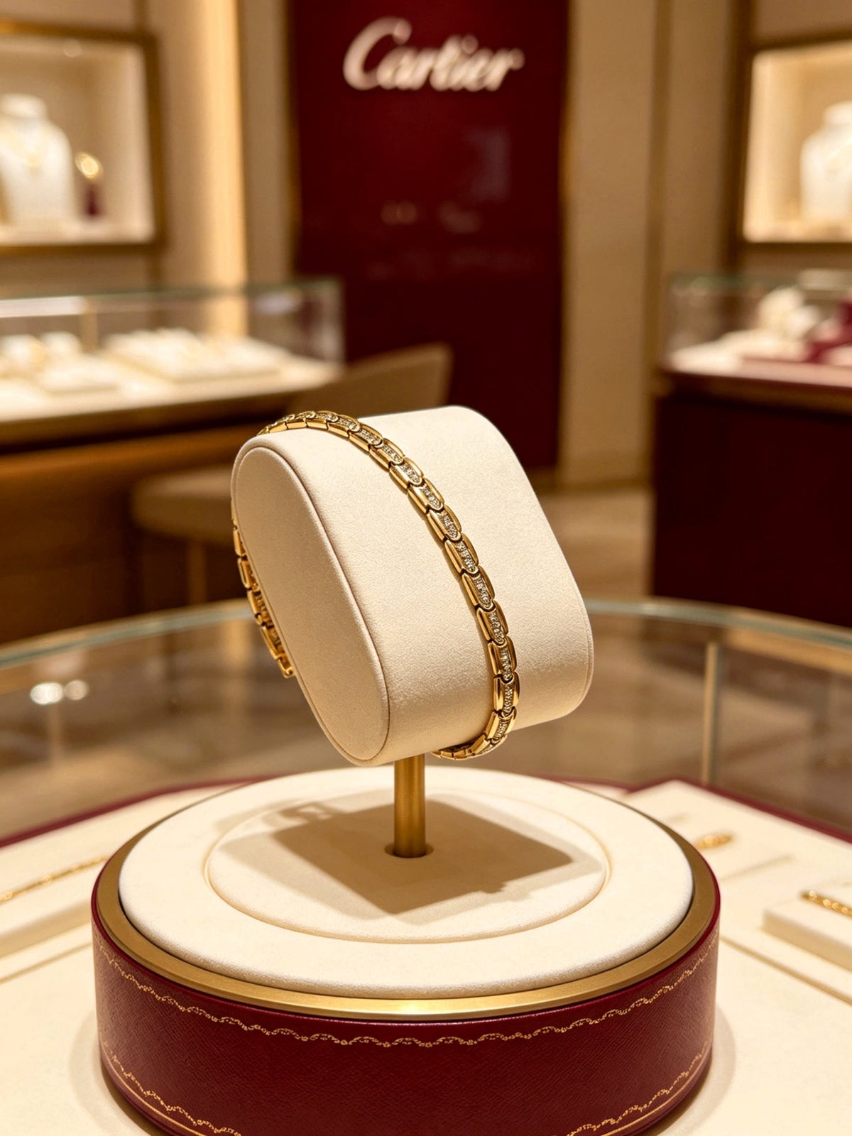 Martin Graham bracelet in polished metal-tone
