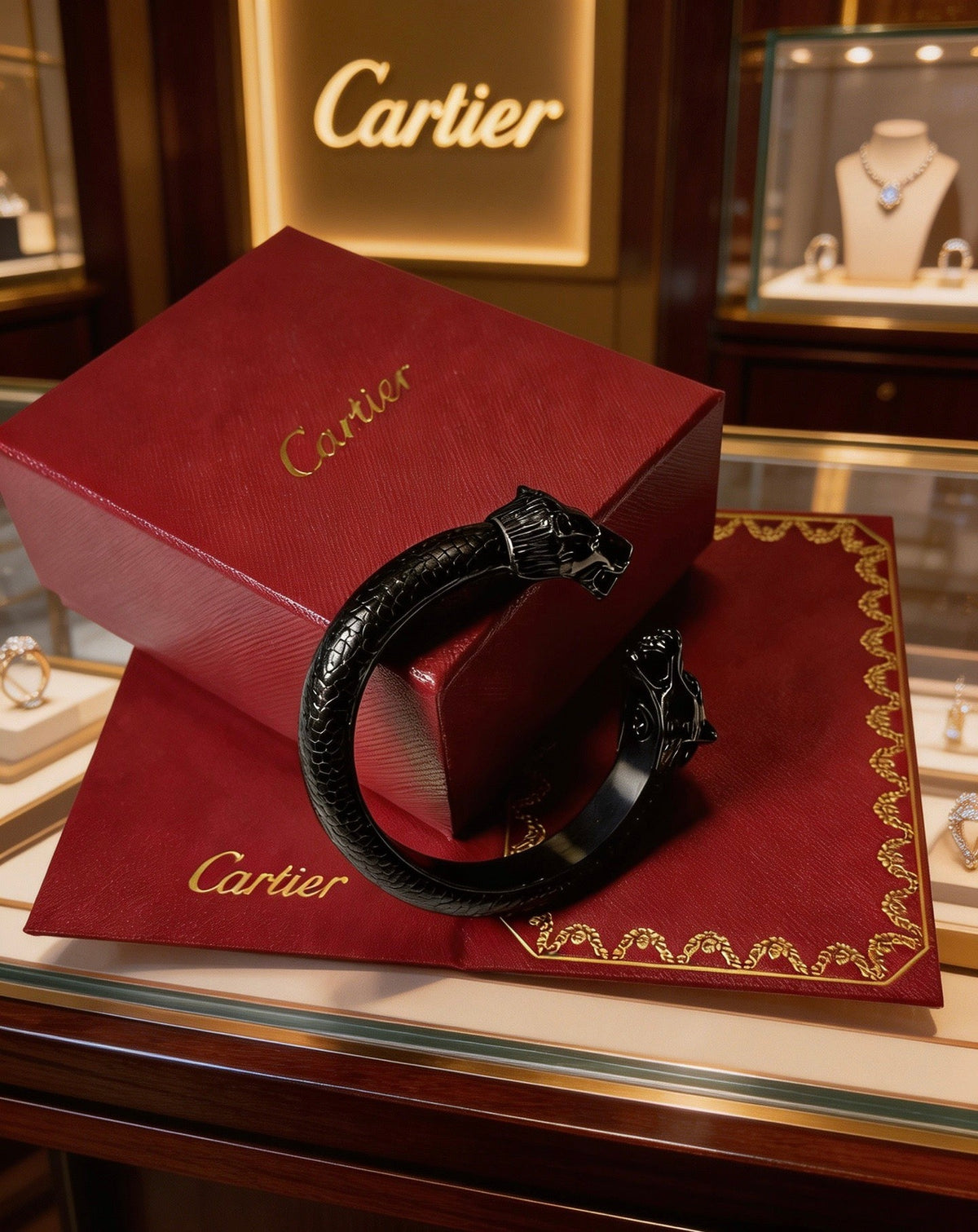 Martin Graham bracelet in polished metal-tone