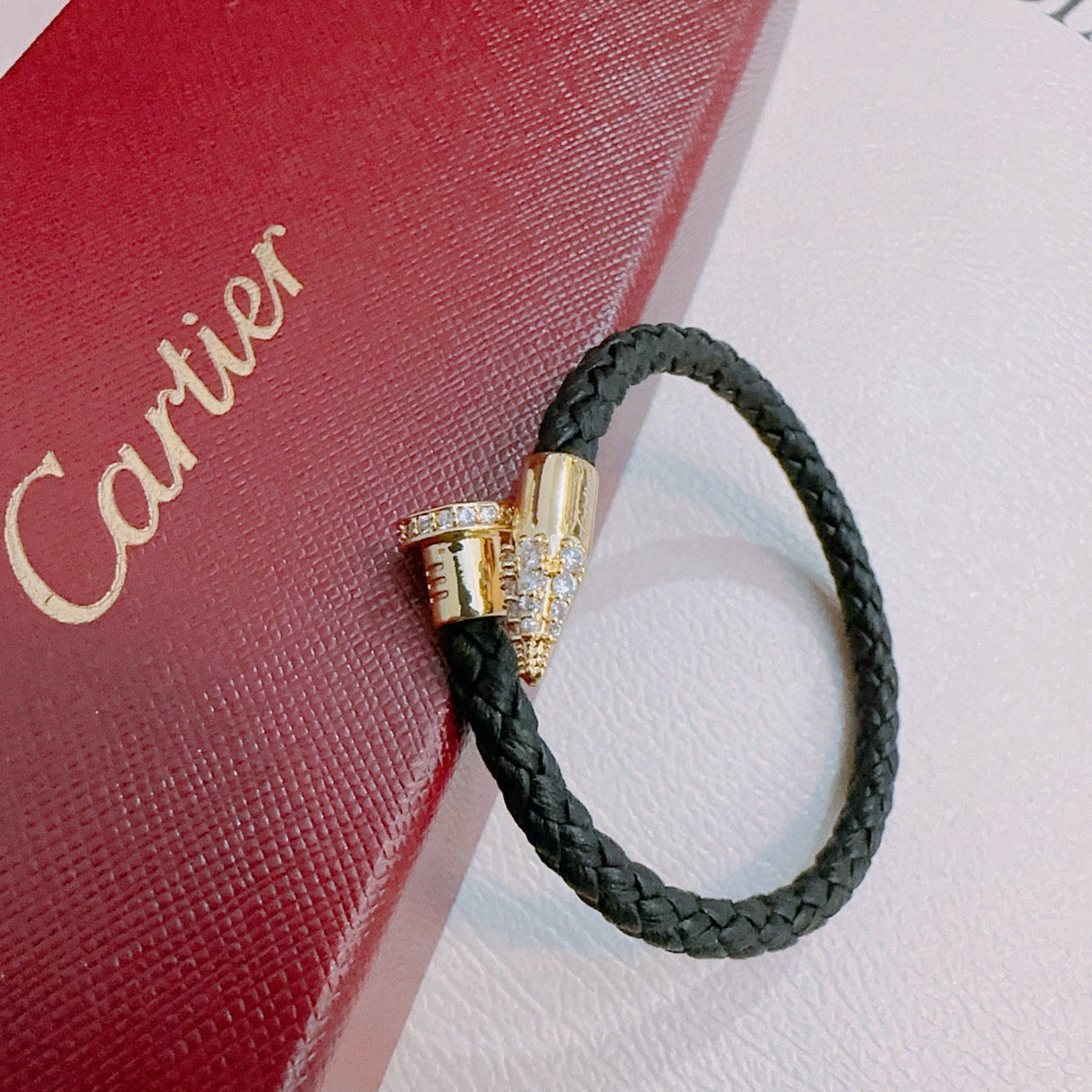 Martin Graham bracelet in polished metal-tone