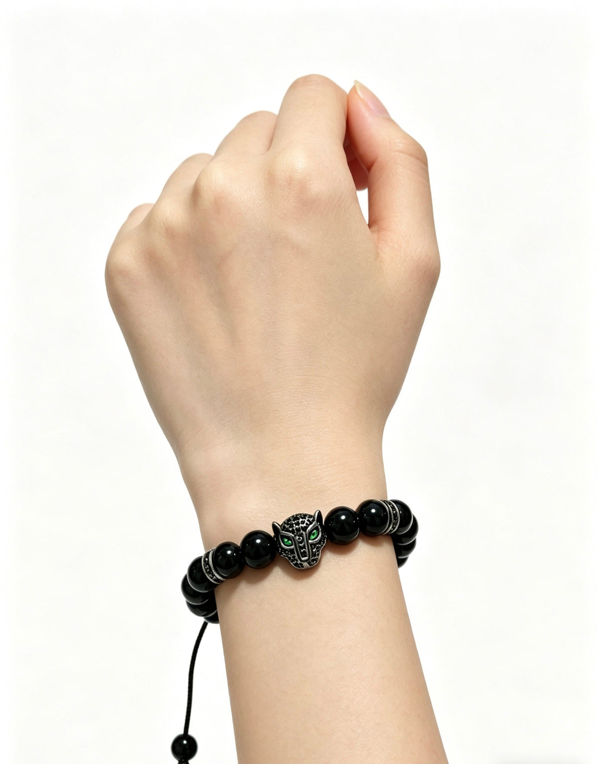 Martin Graham bracelet in polished metal-tone