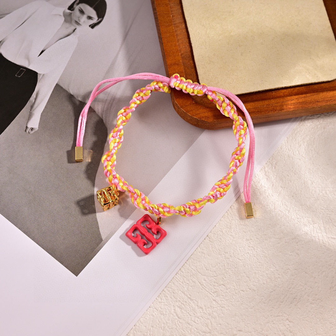 Martin Graham bracelet in polished metal-tone