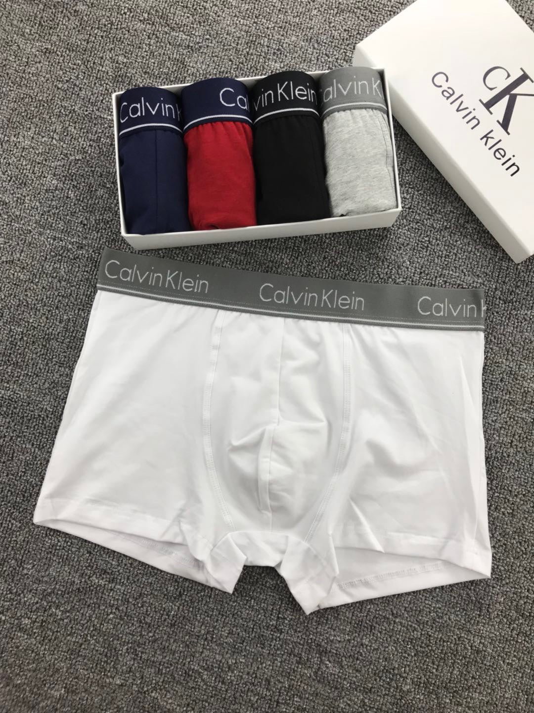 Calvin Klein Classic Logo Boxer Briefs - Box of 3