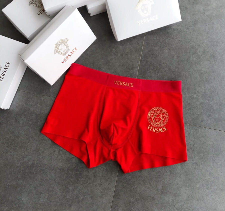 Versace Red Medusa Modal-Blend Boxer Briefs - Box of 3