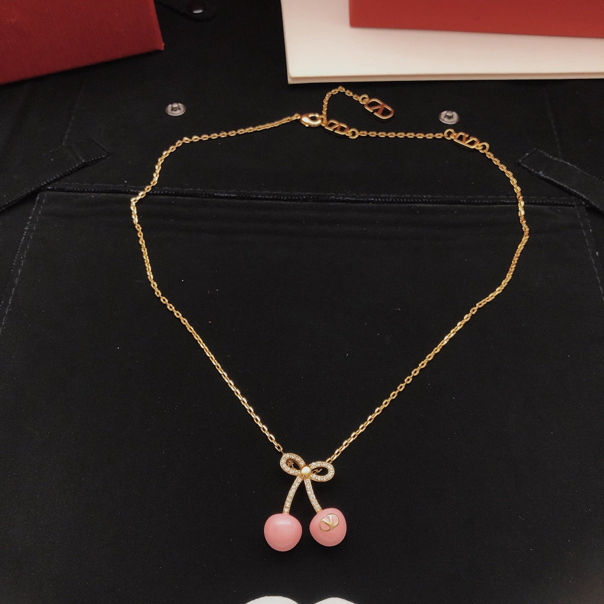 Martin Graham pendant necklace in polished metal-tone