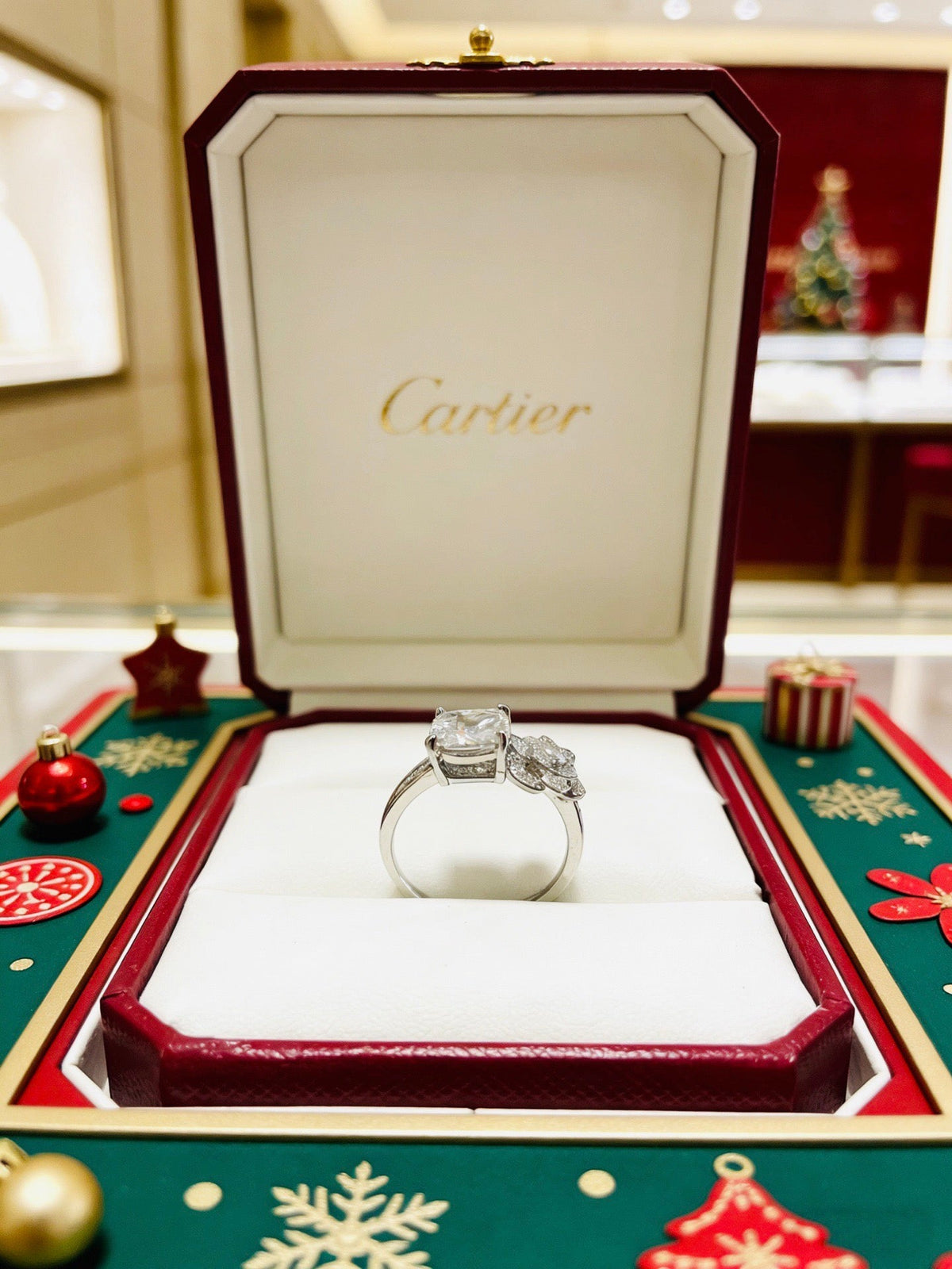 Martin Graham ring in polished metal-tone