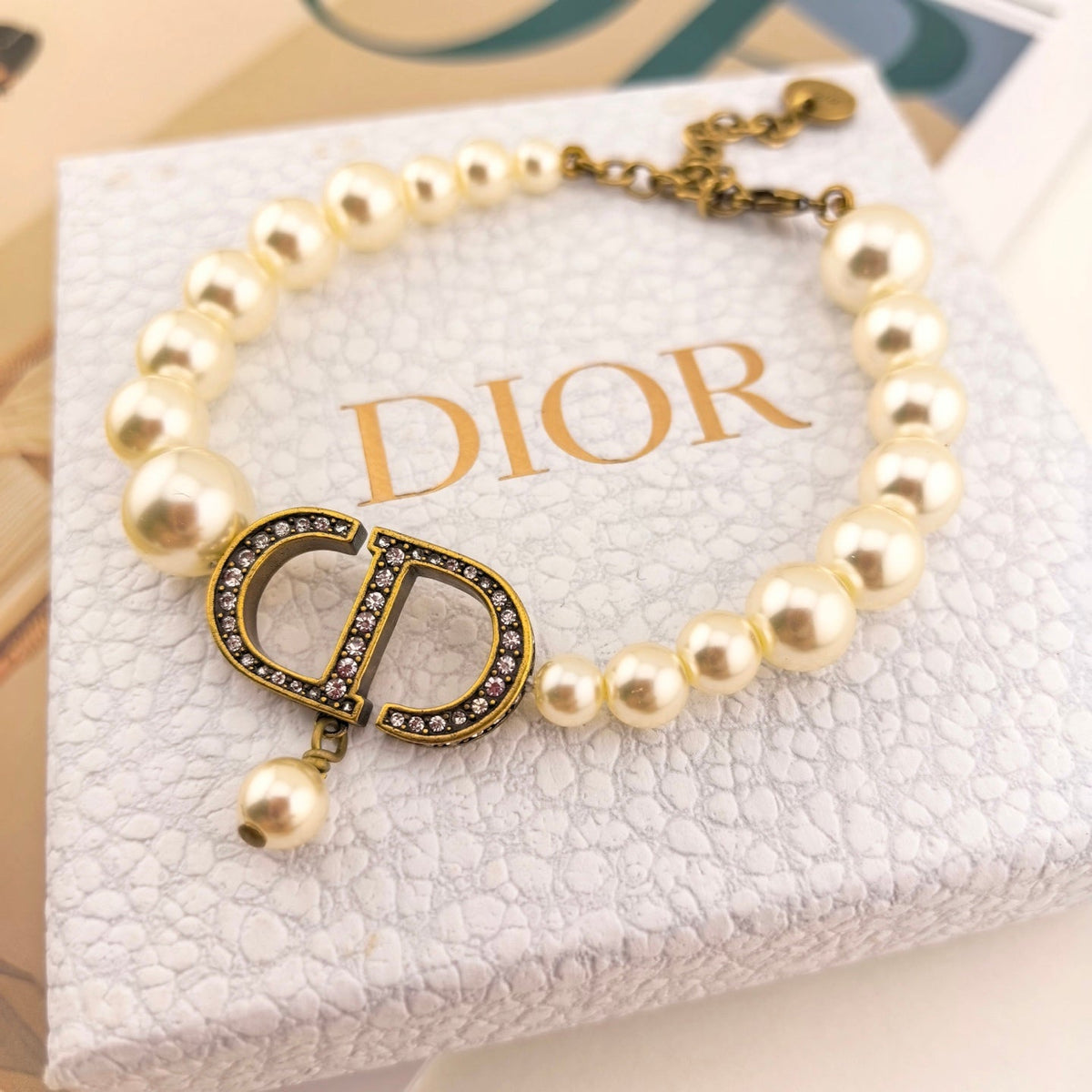 Martin Graham bracelet in polished metal-tone