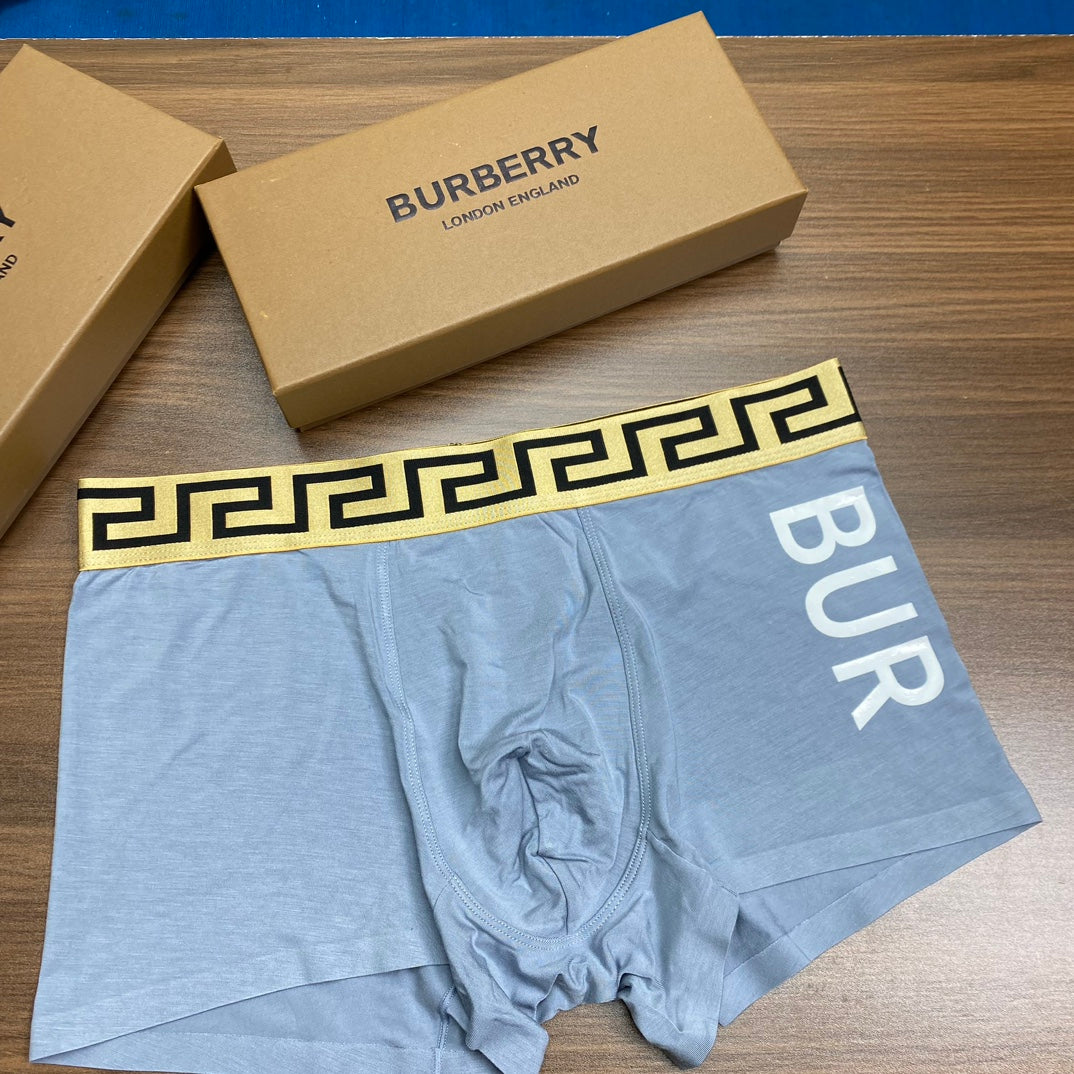 Burberry Modal Greek-Key-Style Waistbands And Horse Graphics Men's Boxer Briefs - 3-Piece Box