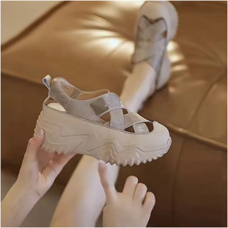 Women's Hollow Sandals with Thick Sole Clothing & Accessories