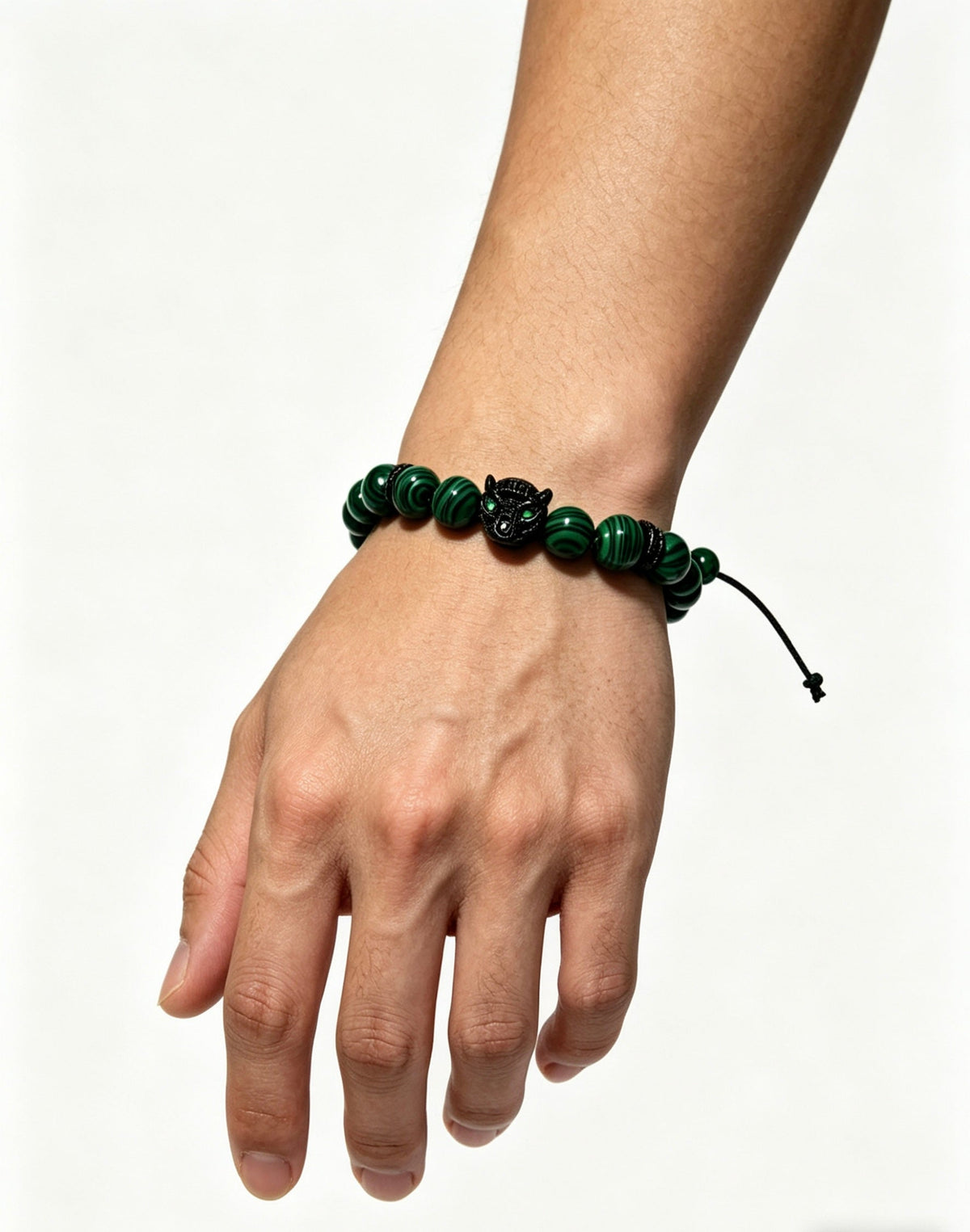 Martin Graham bracelet in polished metal-tone – close-up detail