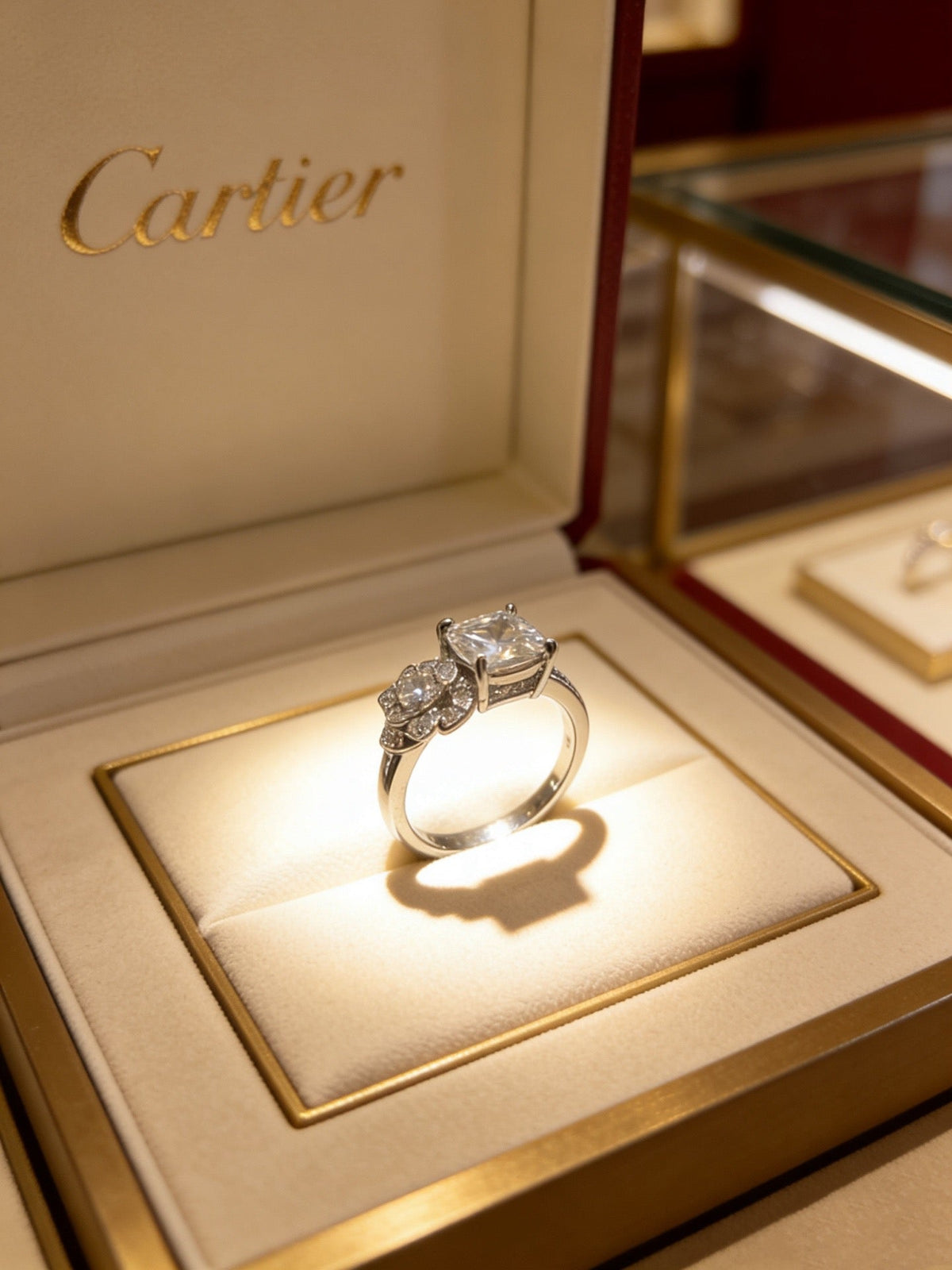 Martin Graham ring in polished metal-tone – close-up detail
