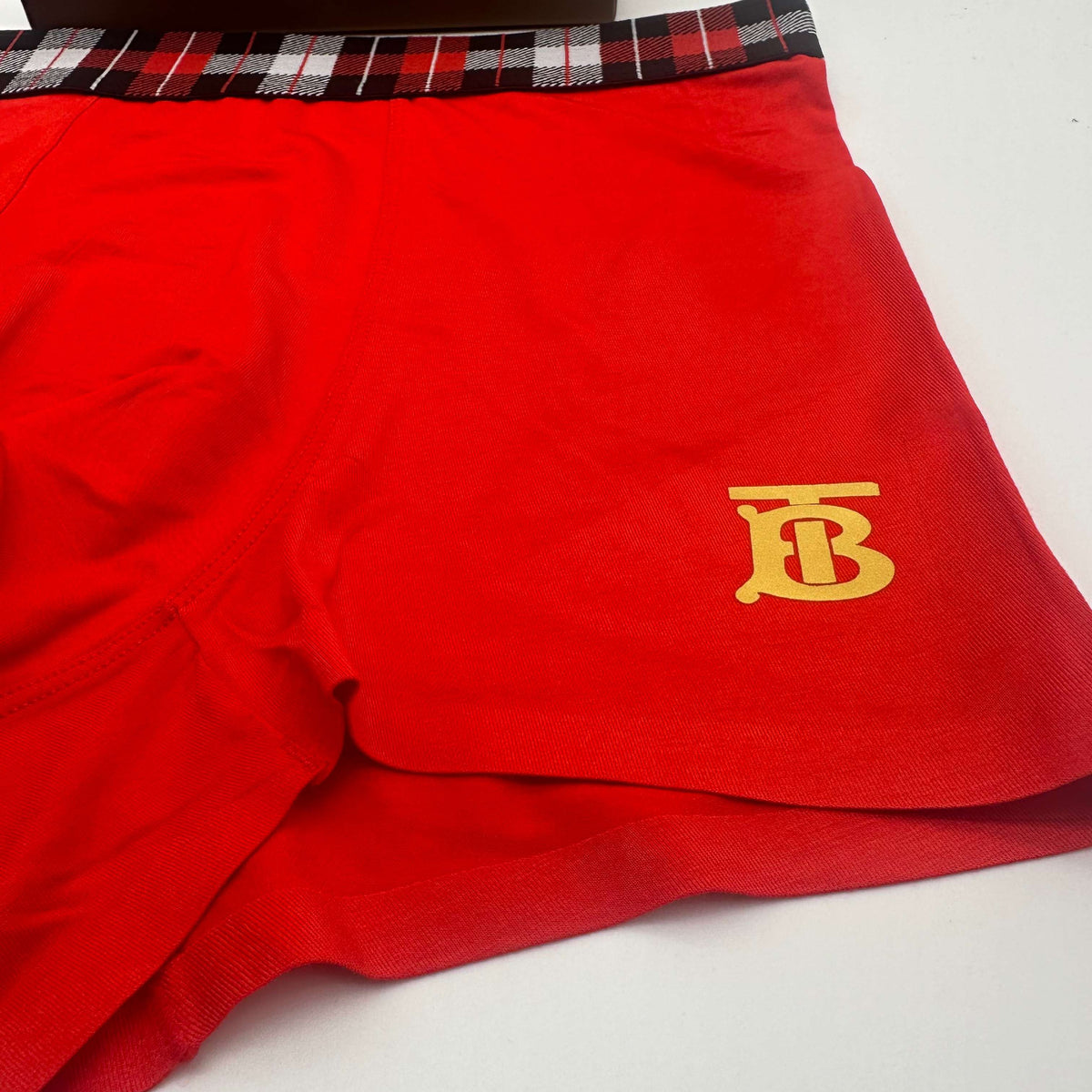 Burberry Red Men's Boxer Briefs - 3-Piece Box